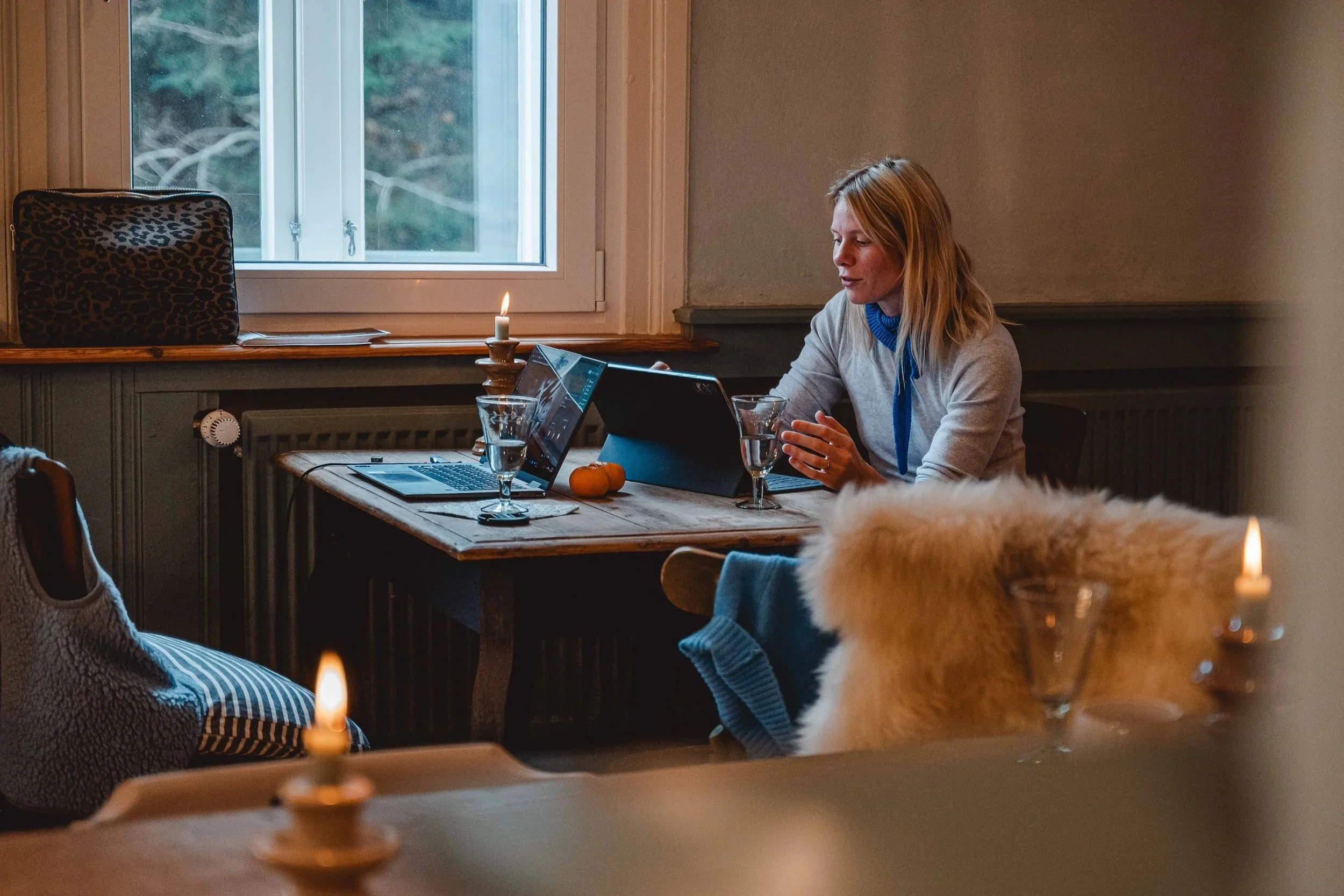 Stimmungsvoller Social Media Content für eine Ferienunterkunft