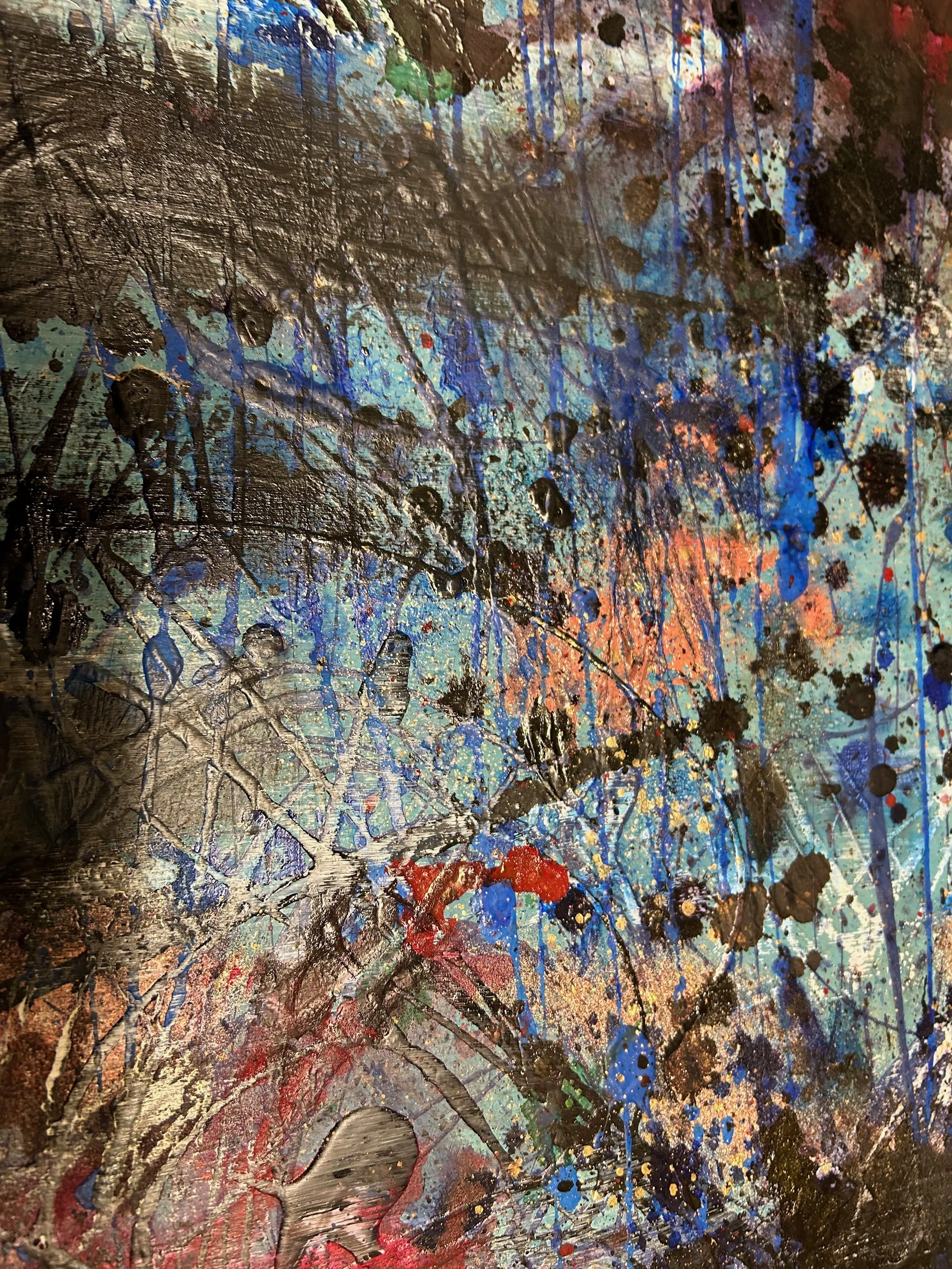 'Storm' on Wood