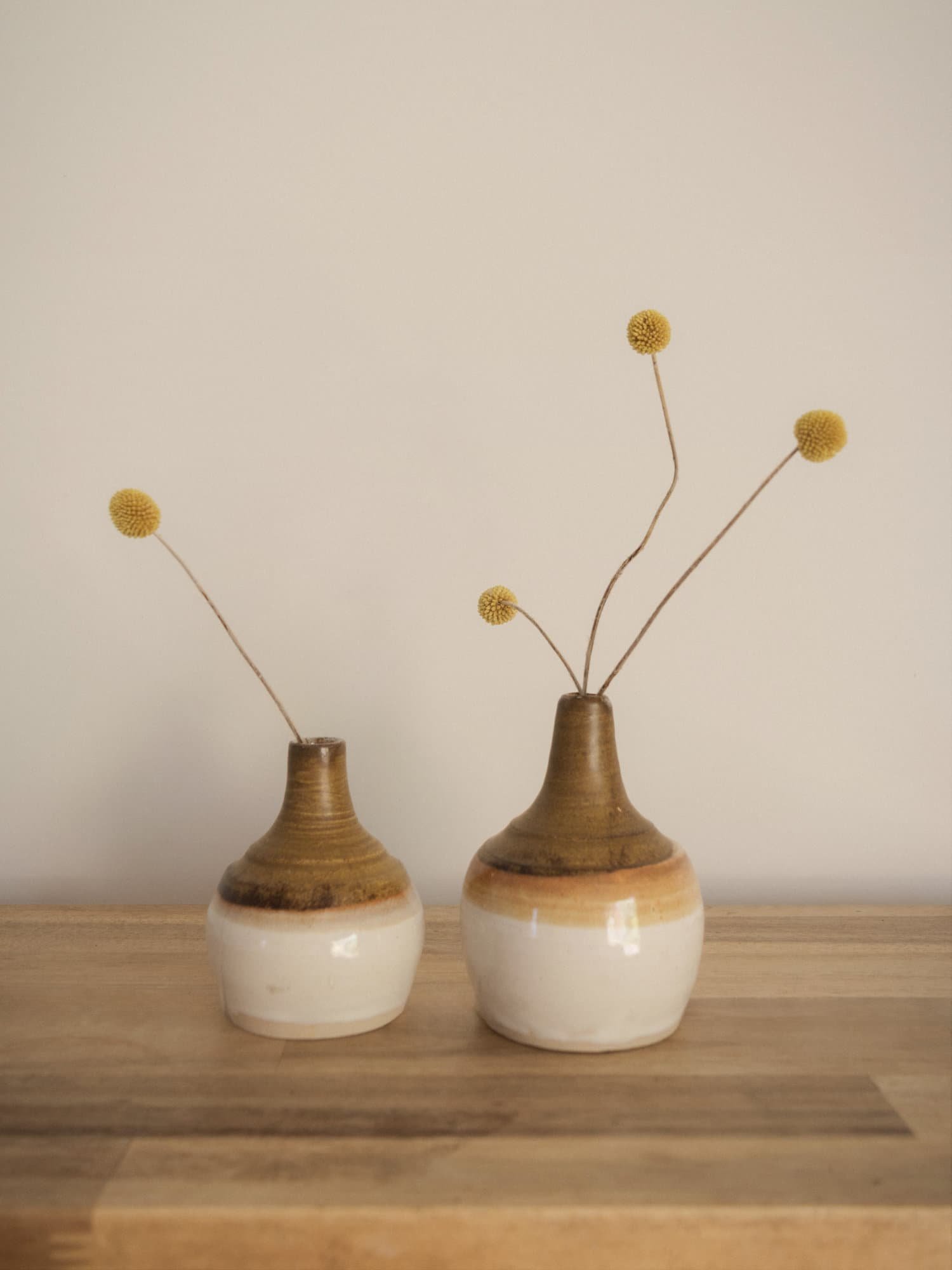 Pair of Ceramic Bud Vases