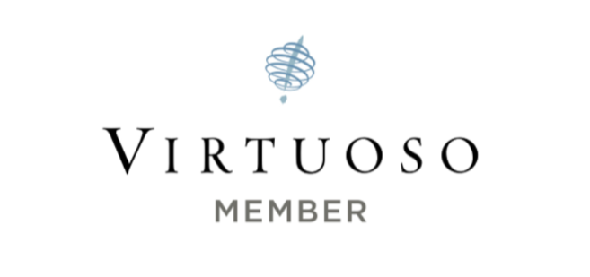 Virtuoso Member logo with a stylized blue sphere above the text.