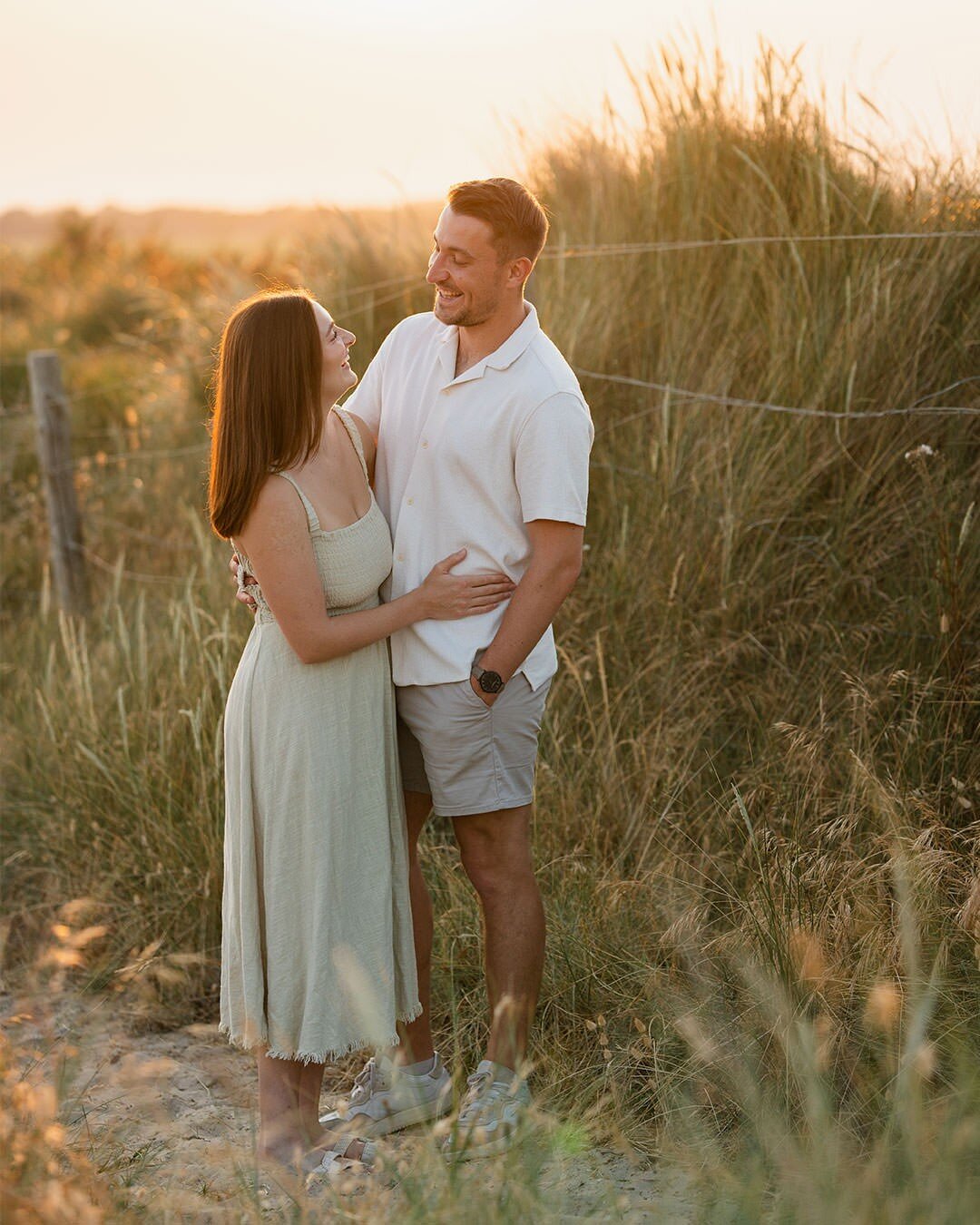 A few of my favourite frames from Megan &amp; Jack's engagement shoot at West Beach.