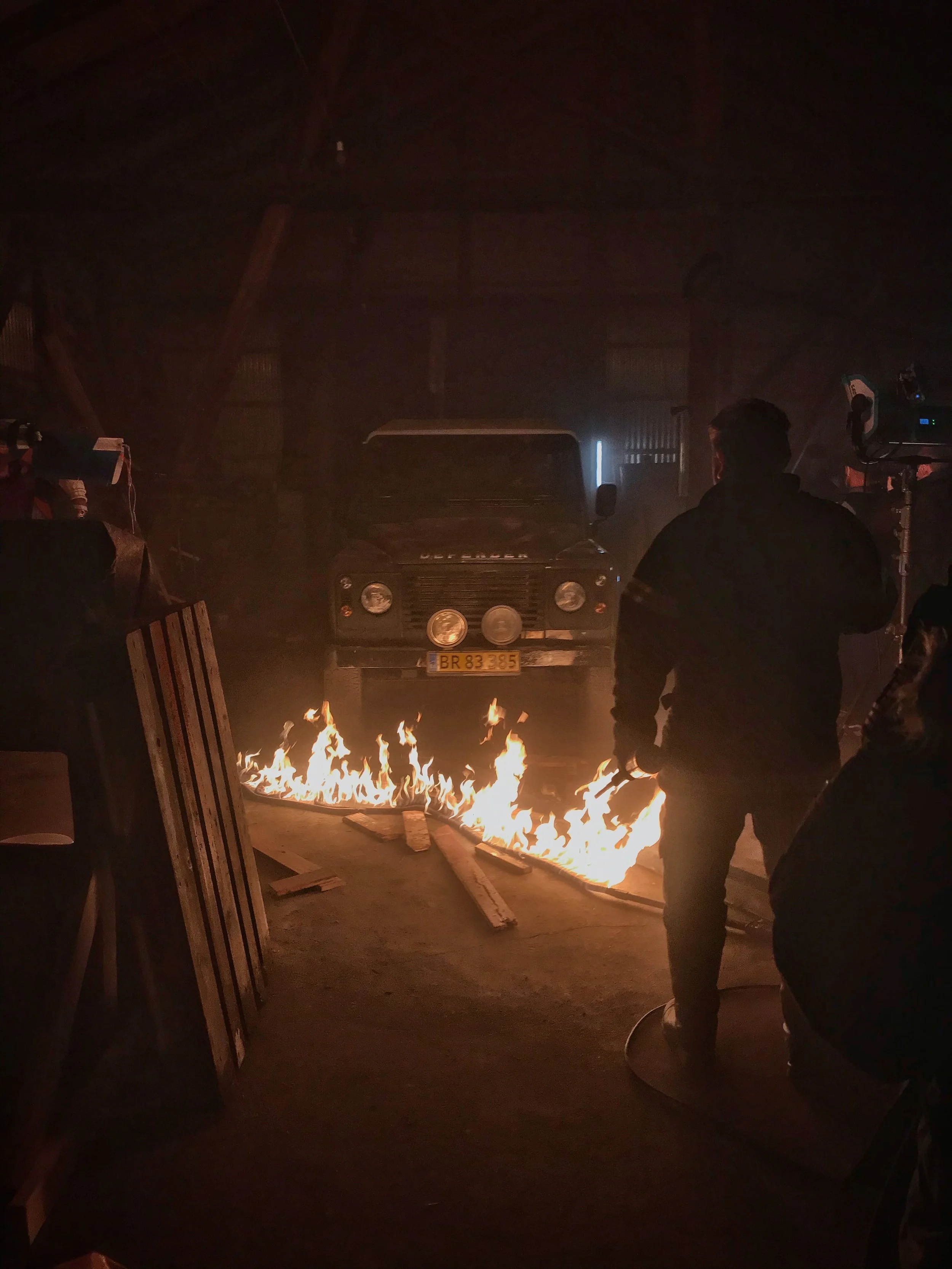 Faker ild på TV serie