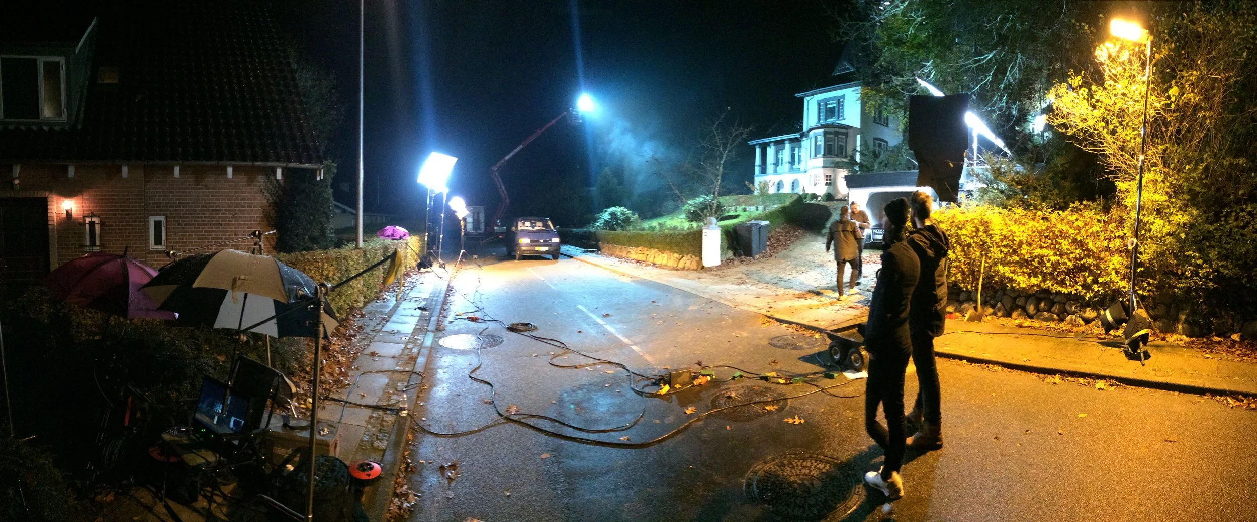 Nattelyssætning for et Biograf spot