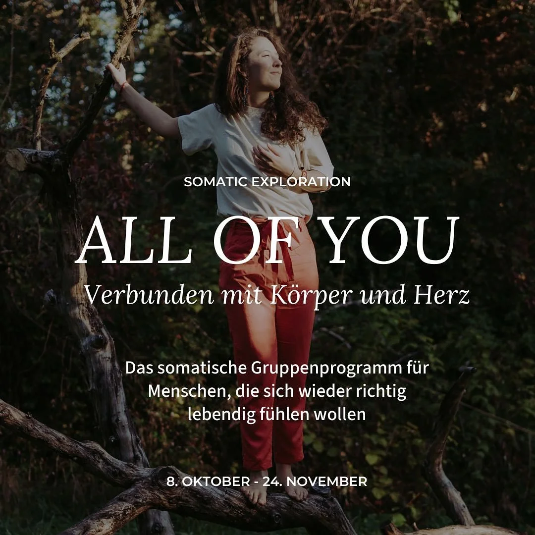 Manchmal f&uuml;hlt es sich an, als w&uuml;rdest du nur halb leben &ndash; viel im Kopf, selten wirklich im K&ouml;rper, und mit dem Gef&uuml;hl, dass da noch so viel mehr m&ouml;glich w&auml;re: mehr Freude, mehr Tiefe, mehr echte N&auml;he. ✨

ALL 