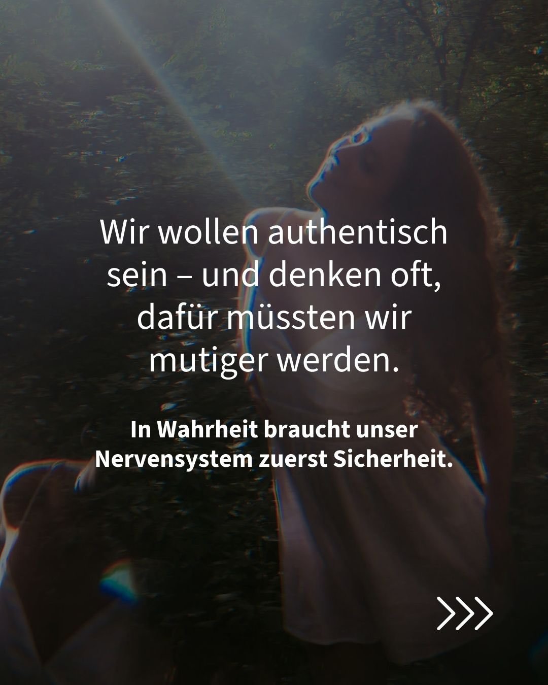 Somatische Sicherheit ist die Basis daf&uuml;r, dass du dich zeigen kannst, Grenzen ausdr&uuml;ckst, N&auml;he zul&auml;sst und im Kontakt nicht in alte Muster rutscht.

Wenn dein K&ouml;rper Sicherheit kennt, entsteht Authentizit&auml;t von selbst.
