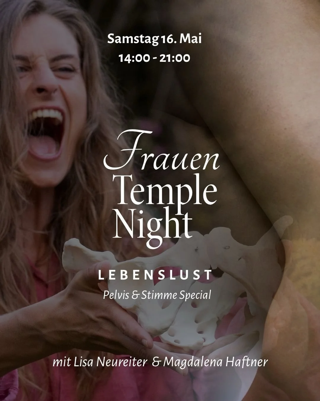 🌹 FRAUENTEMPEL &ndash; LEBENSLUST 🌹

Es gibt diese Sehnsucht in uns Frauen, die wir oft nicht wissen wie zu erf&uuml;llen:
wir w&uuml;nschen uns mehr Lebendigkeit. Mehr Sinnlichkeit. Mehr echtes F&uuml;hlen. Mehr wir selbst sein.

Im Frauentempel &
