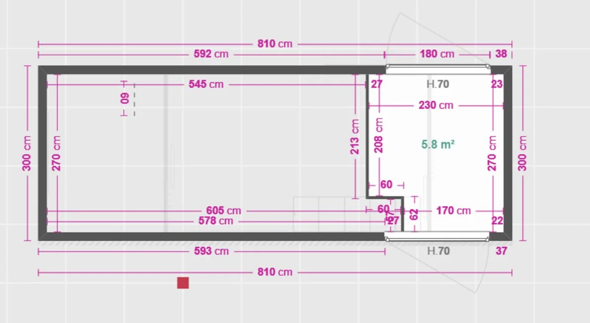 Var A: 1 große Schlafebe