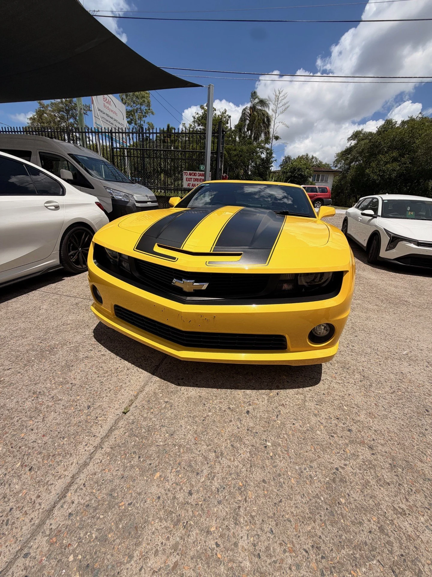 Chevrolet Camaro in for Repairs at B&M 