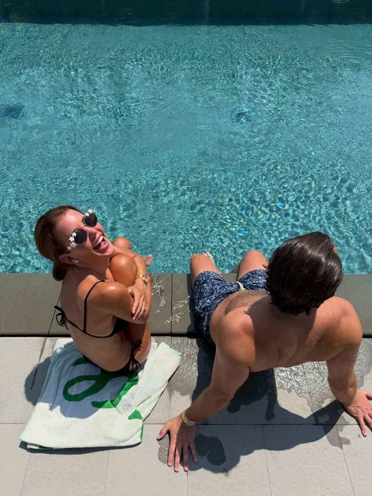 pool days are the best days @collegioauberge ✨