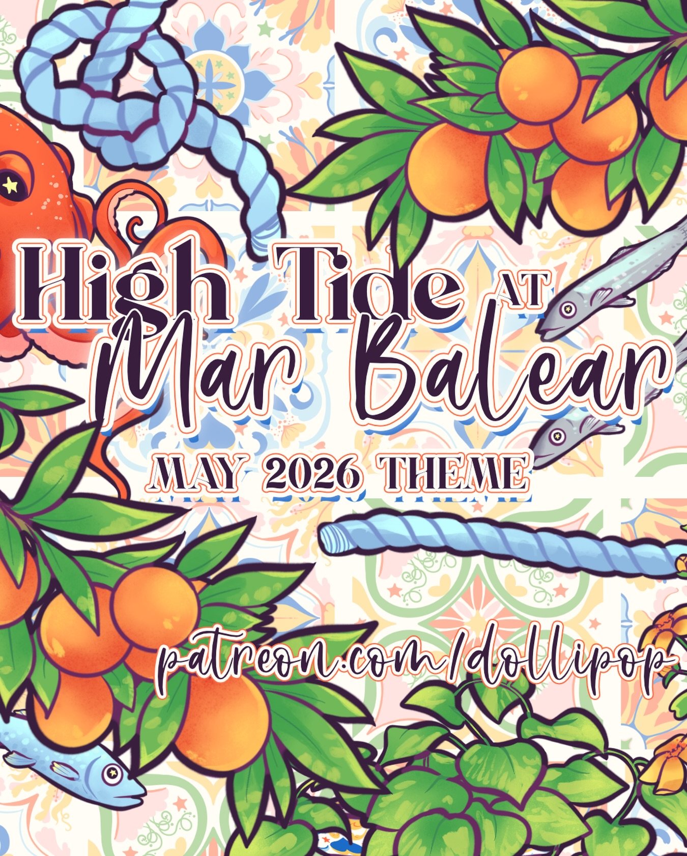 Why hello 💖✨ after a break from socials and @patreon for April, I am returning to work in a few days! Definitely soaked up lots of vacay vibes and was really inspired by my rest for what&rsquo;s to come!!! 🍊🌊 more on that on May 1st 🙂&zwj;↕️ who&