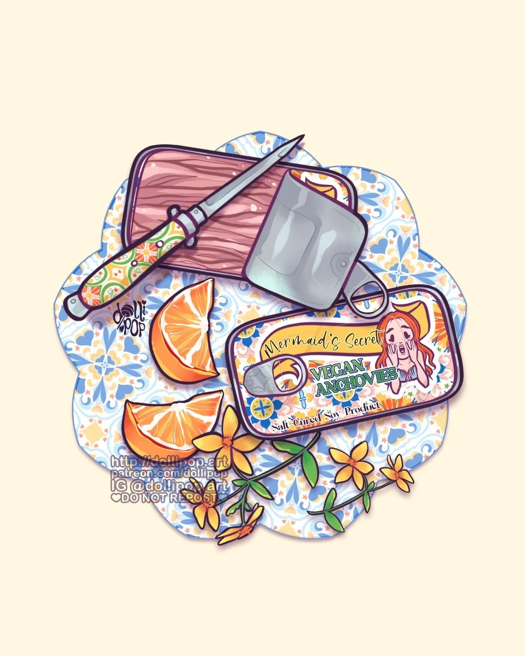 A few little prop combos I drew for this month&rsquo;s theme! I have a poll on my @patreon right now for which should be the bonus vinyl sticker 💖 I honestly can&rsquo;t choooooose I love this aesthetic too much! 🌊✨🐠🍊
#propillustration #illustrat