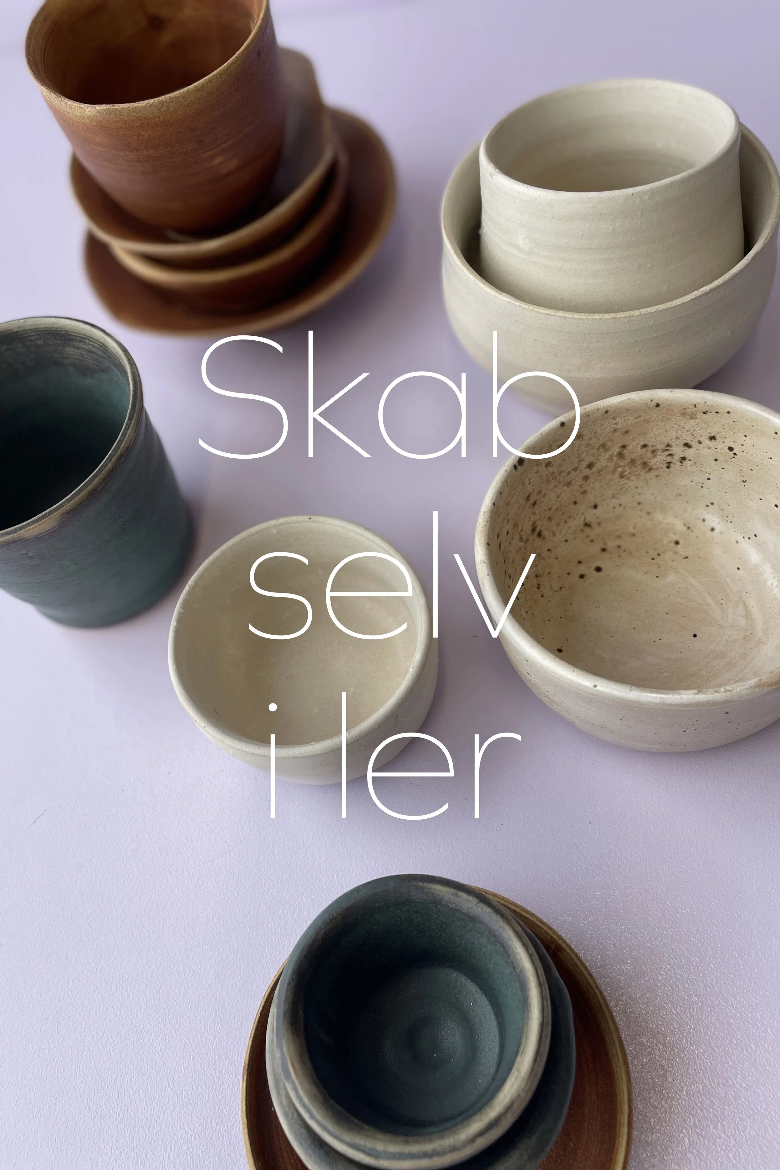 Lav din egen kop eller skål i keramik