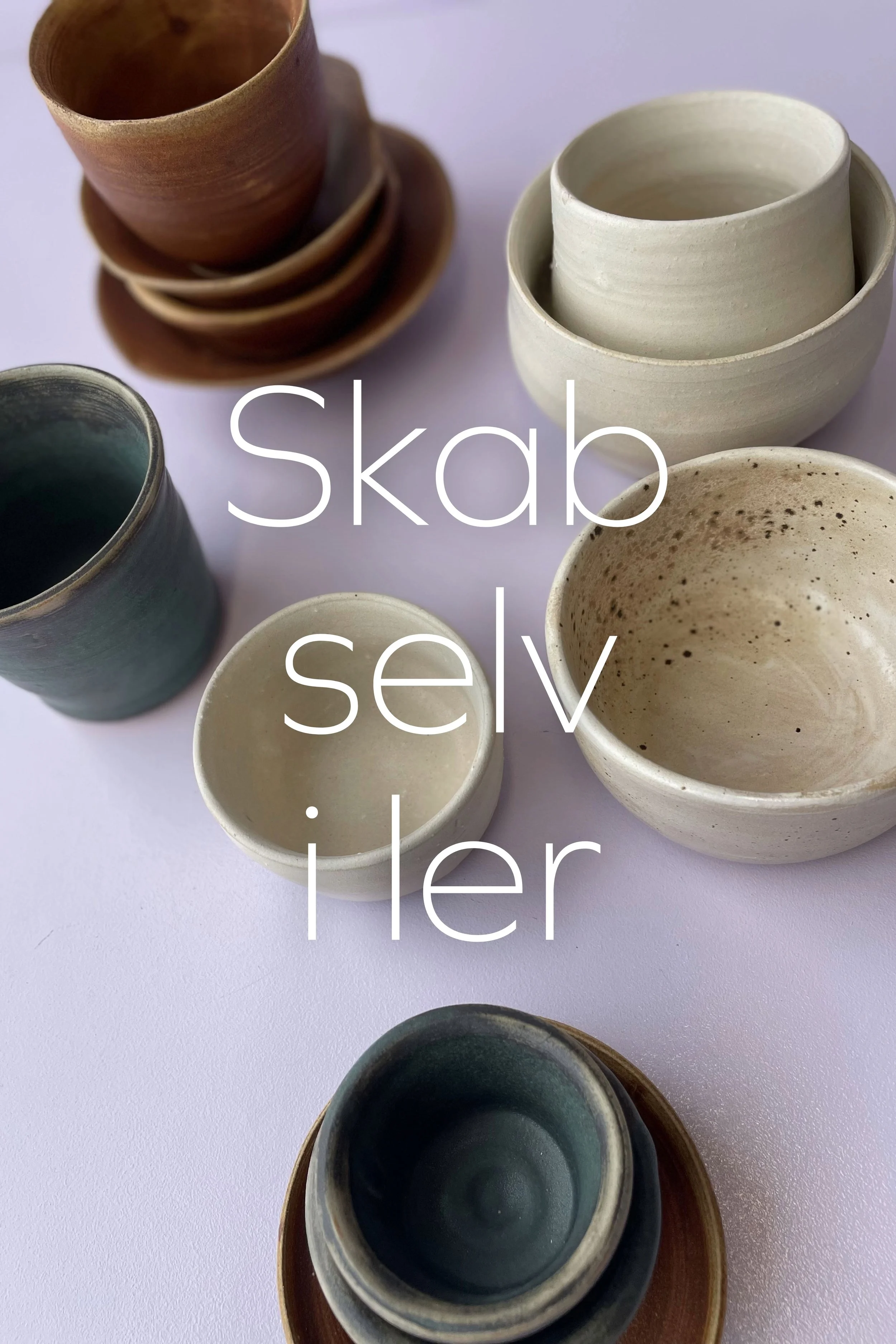 Lav din egen kop eller skål i keramik
