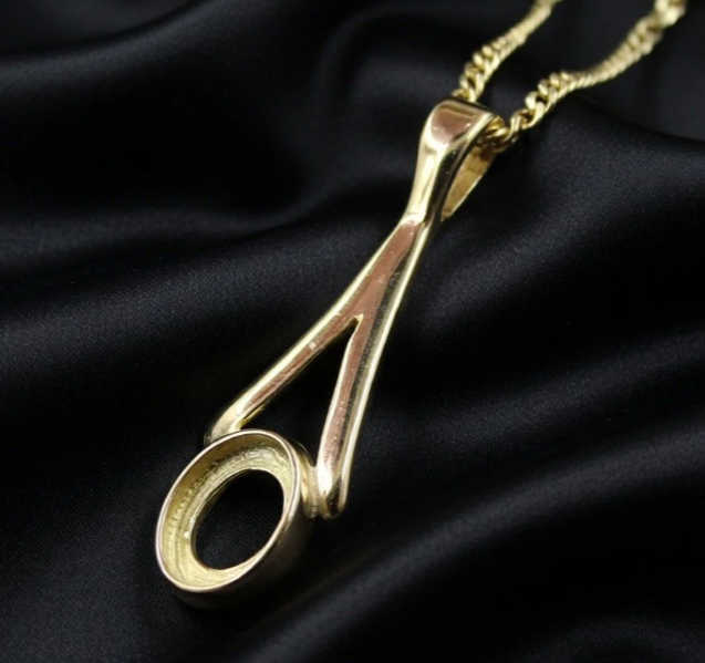 9ct Gold Dainty Drop Pendant