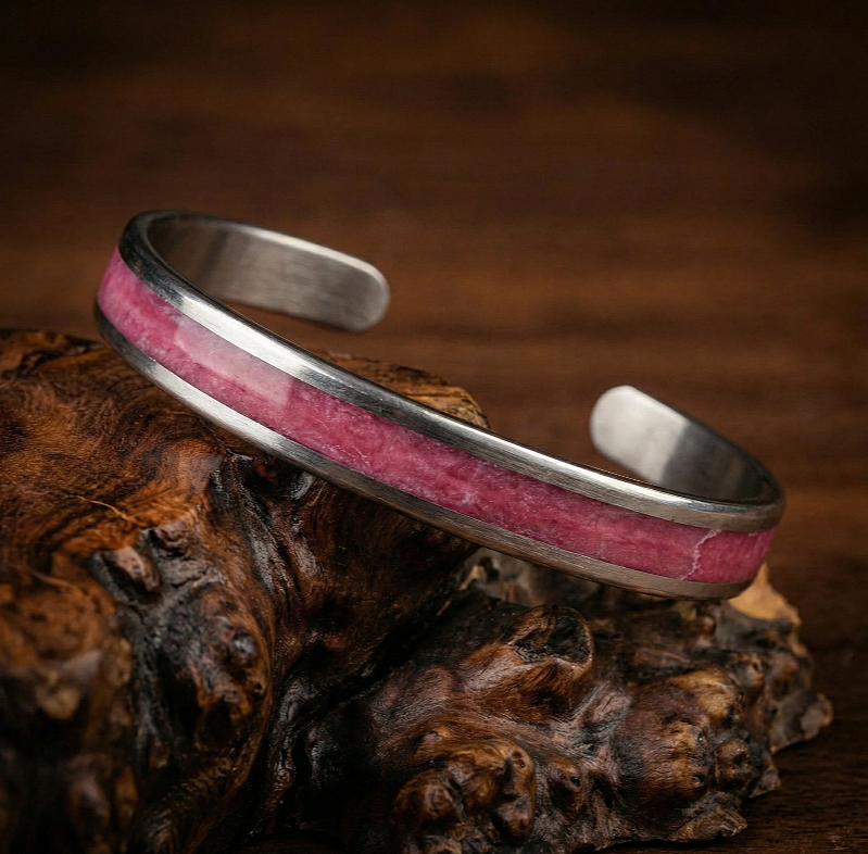 Memorial Ashes Fine Bangle Bracelet