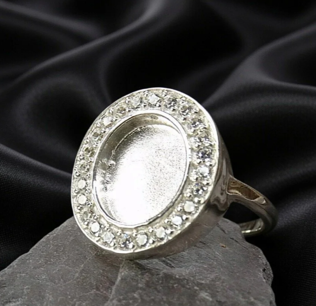 925 Sterling Silver & Cz Ring