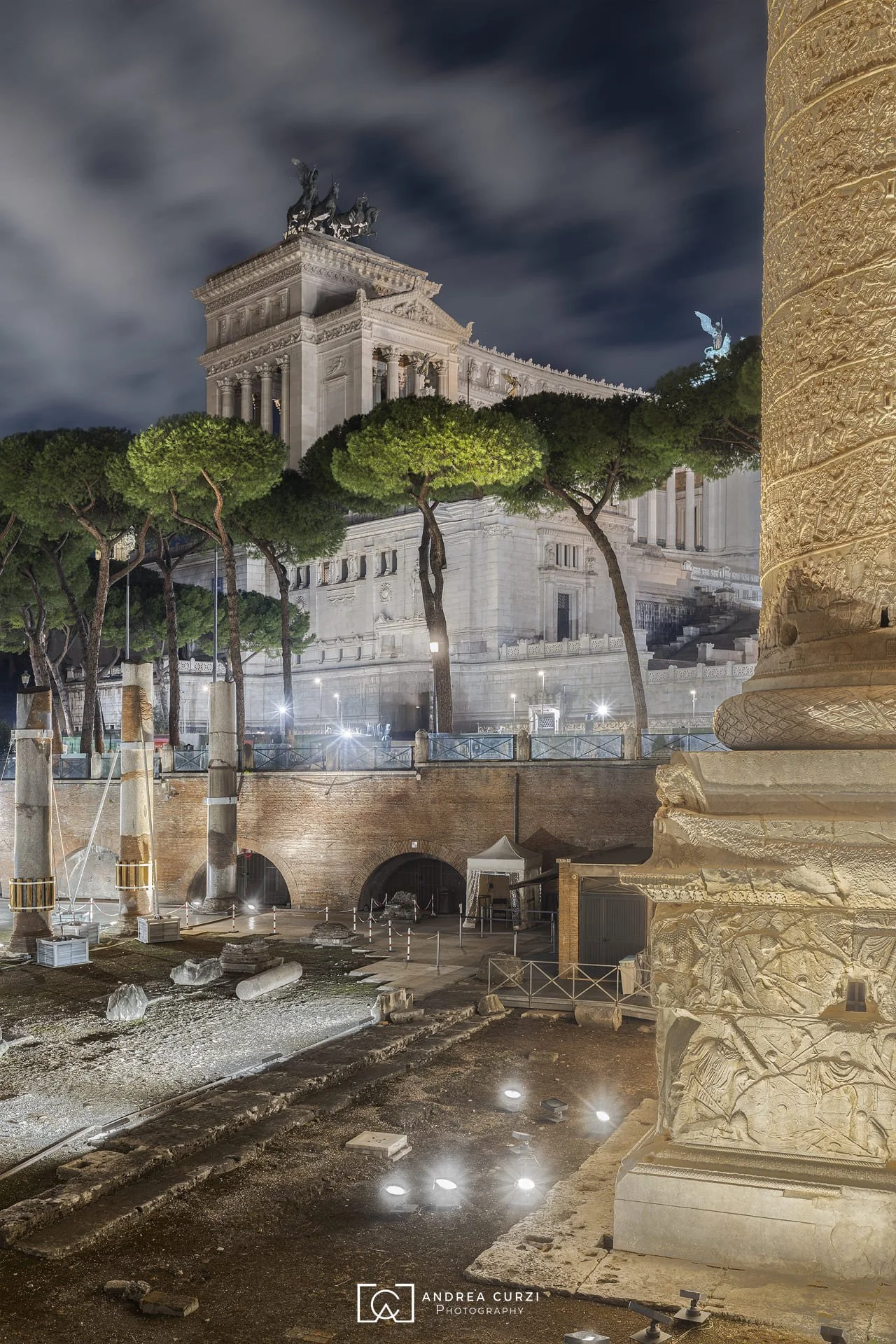 Foto di Roma dell'altare della patria e dei fori romani. Foto di Andrea Curzi