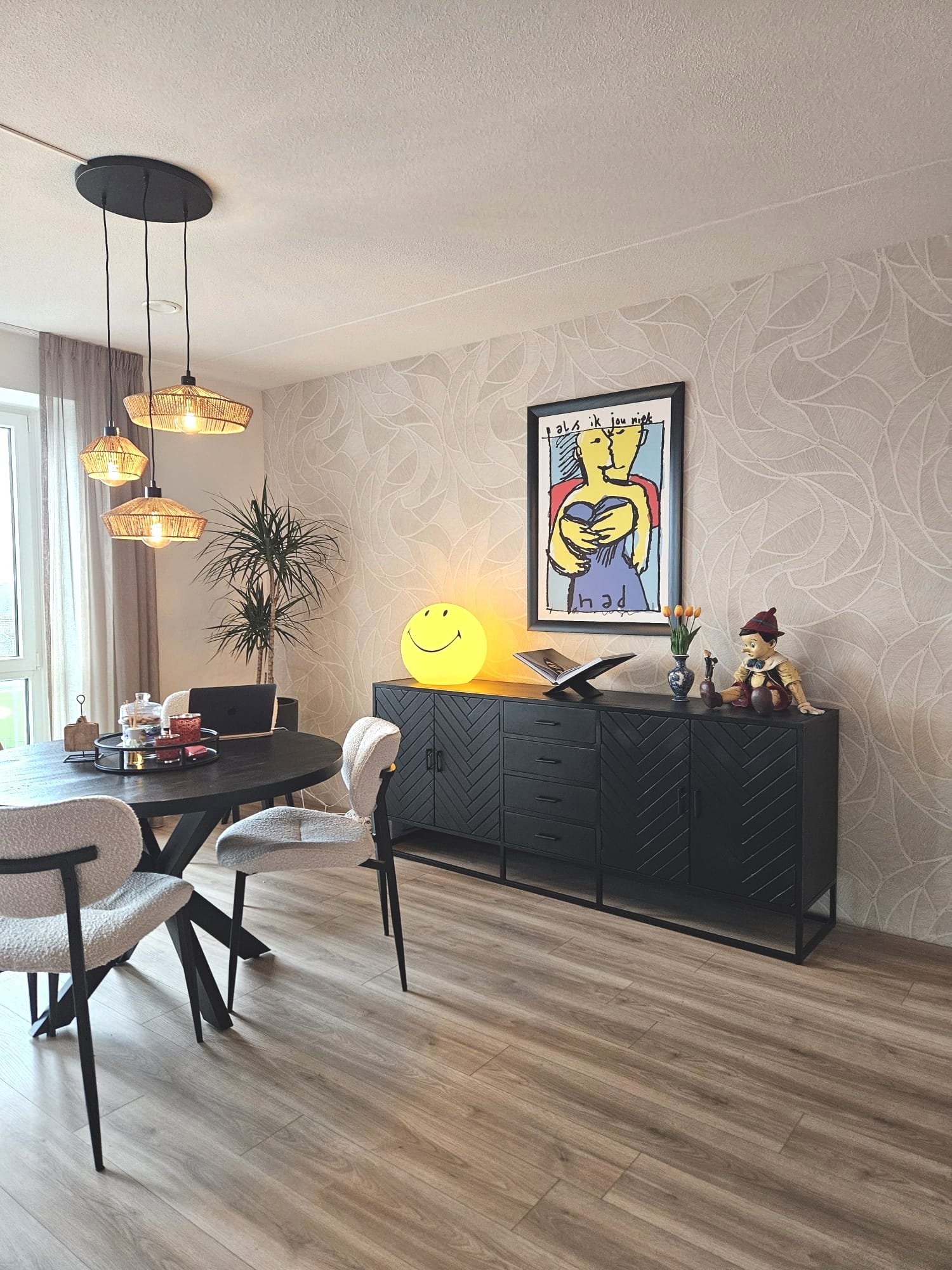 Eind resulaat - Arte Spiral Behang