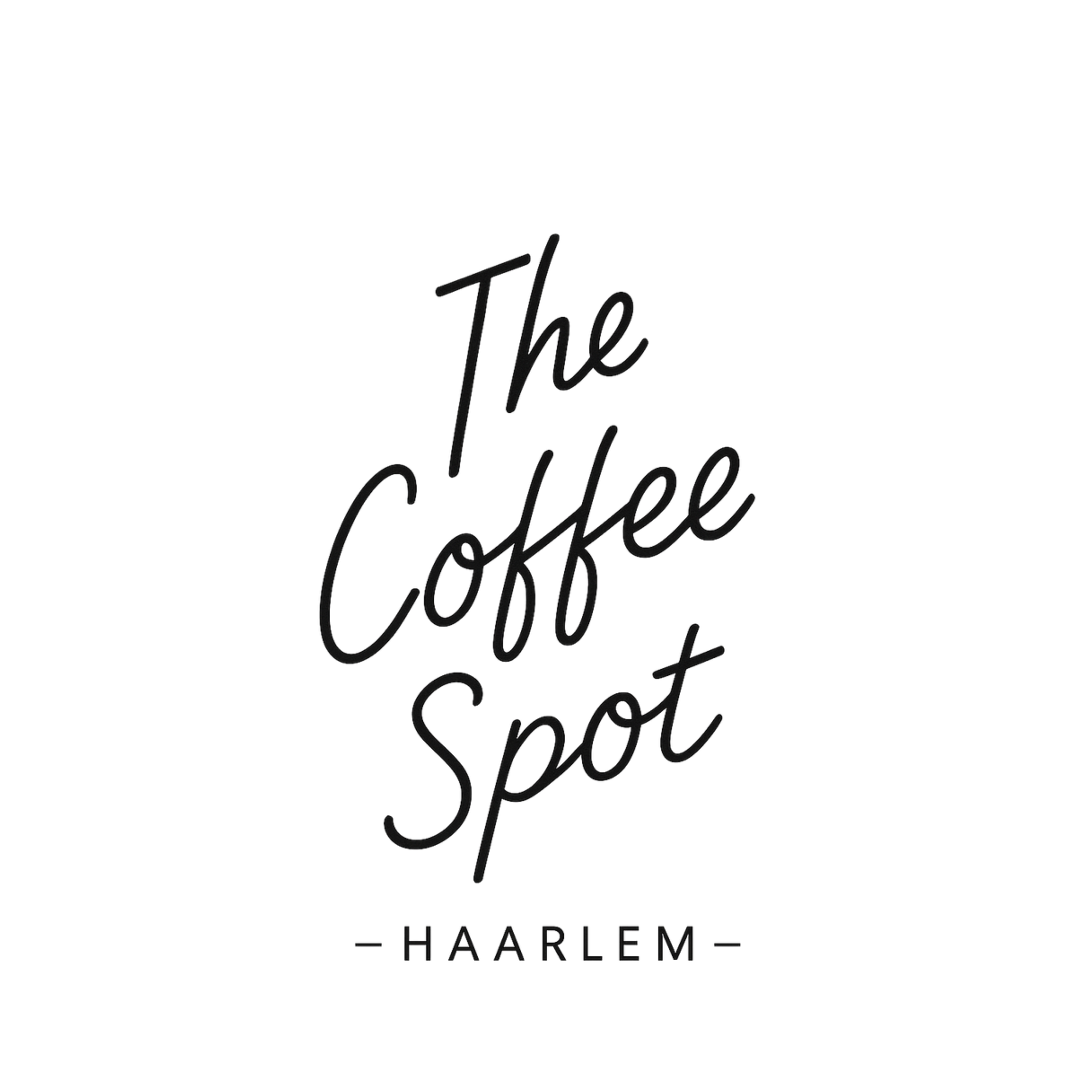 Een zwart ontwerp met woorden in verschillende stijlen en lettertypes, waaronder 'The' en 'CHARLEM'.