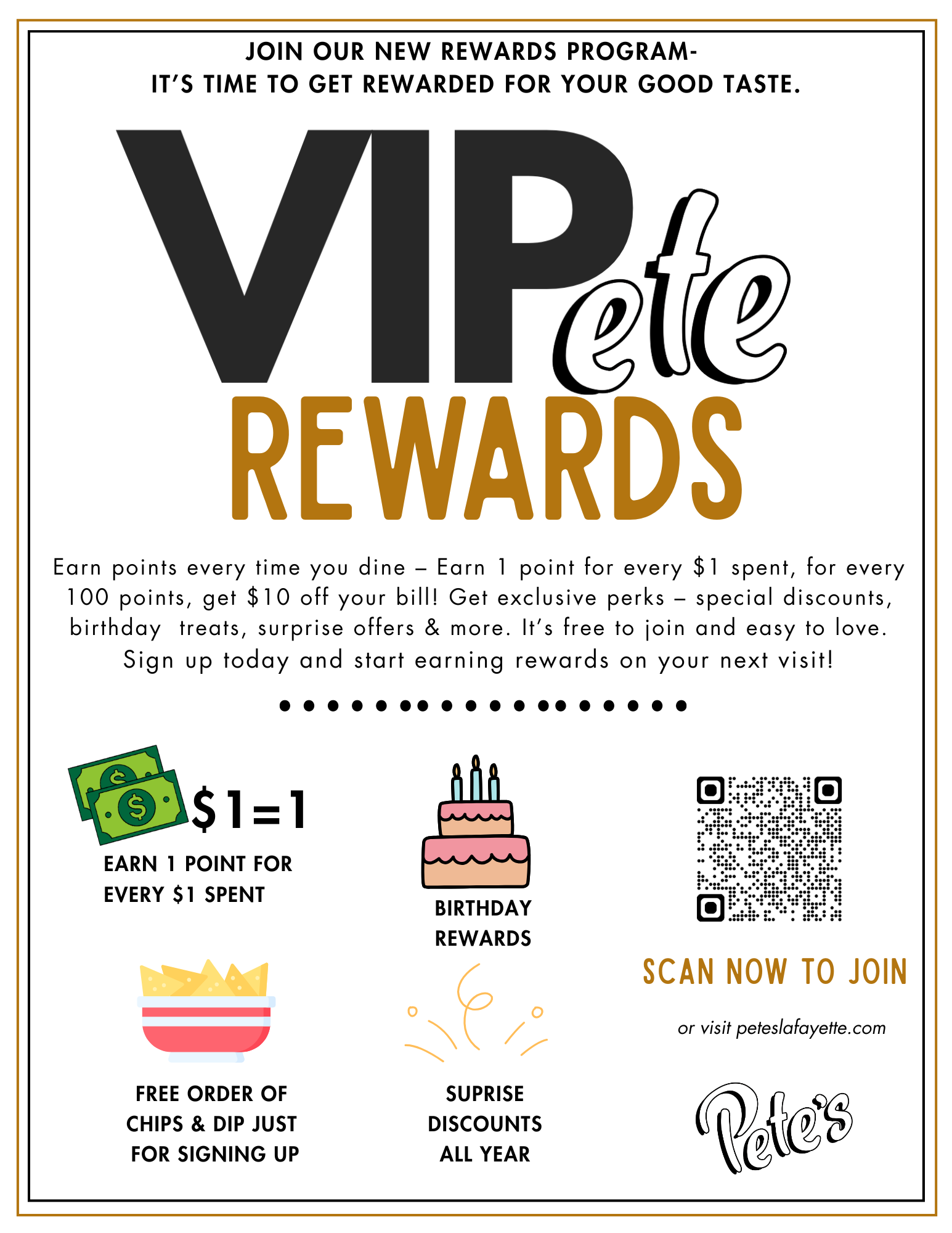 MVPete Rewards Program | Join & Save Today — Pete's Lafayette