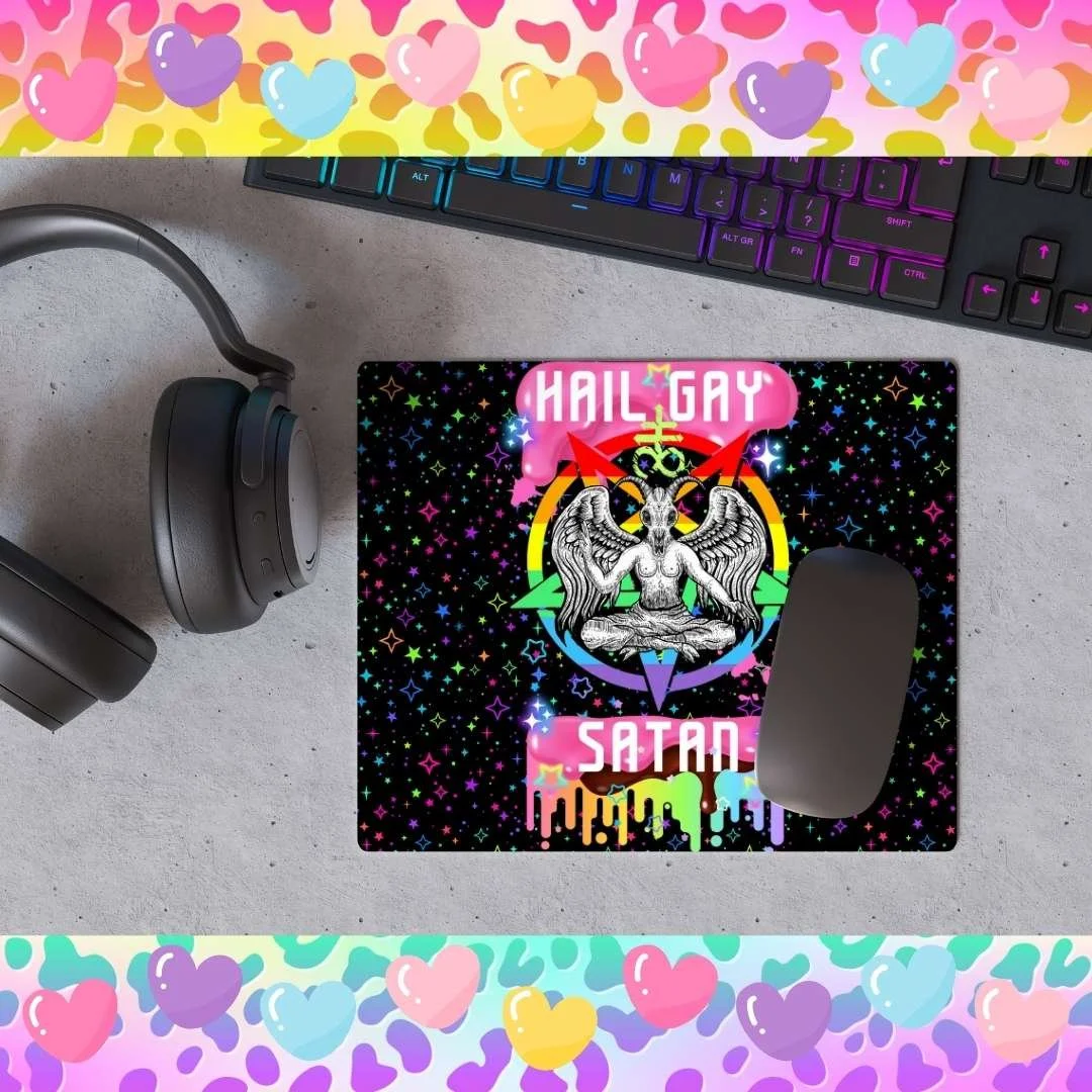 Hail Gay Satan Mouse Pad