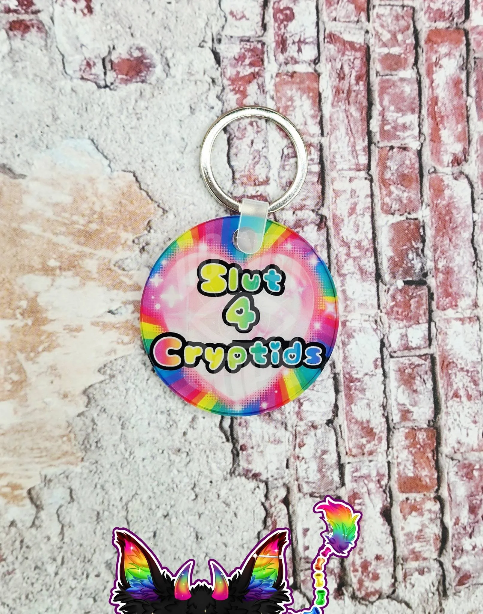 Slut 4 Cryptids Acrylic Keychain