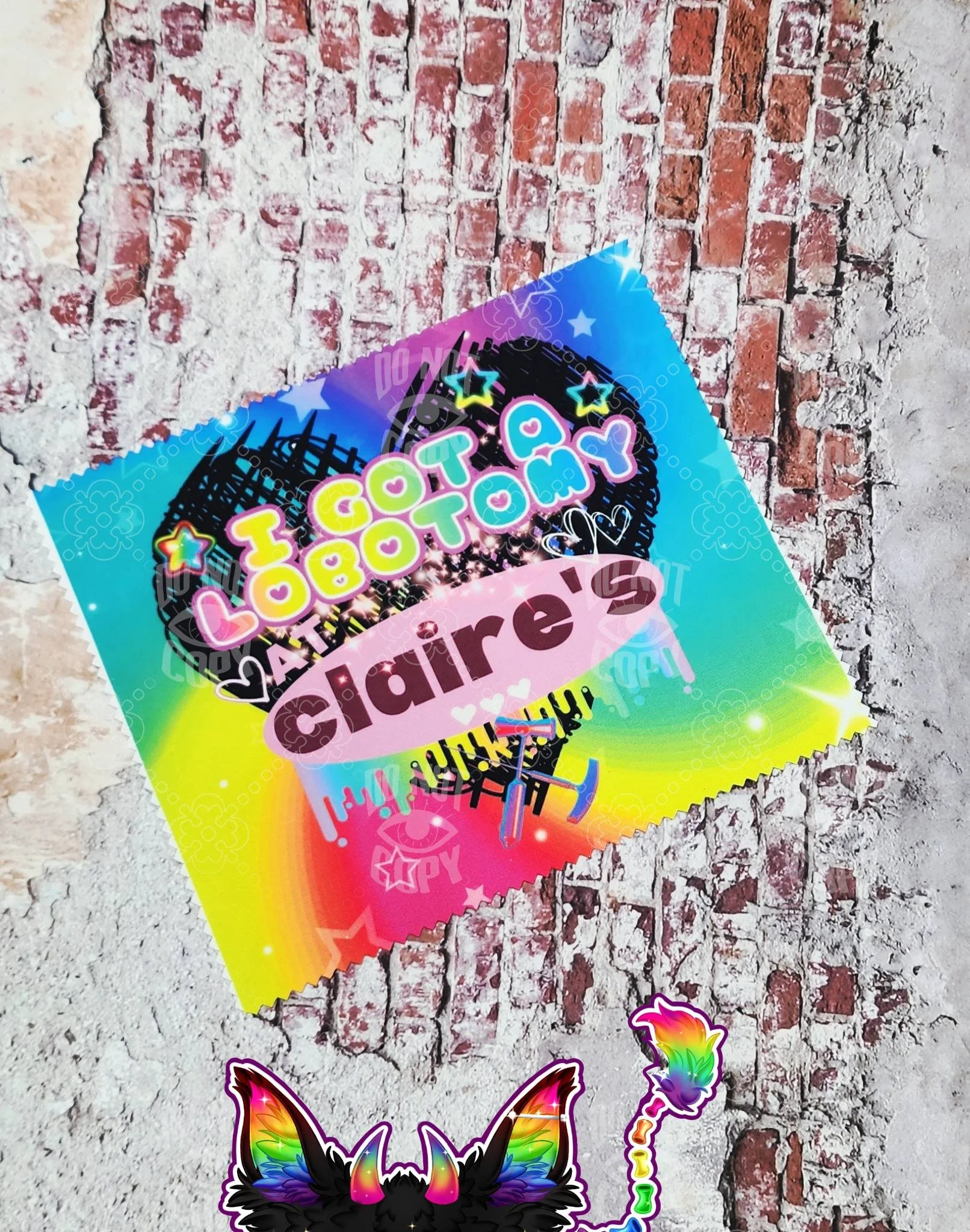 Lobotomy at Claire's Lens Cleaning Wipe