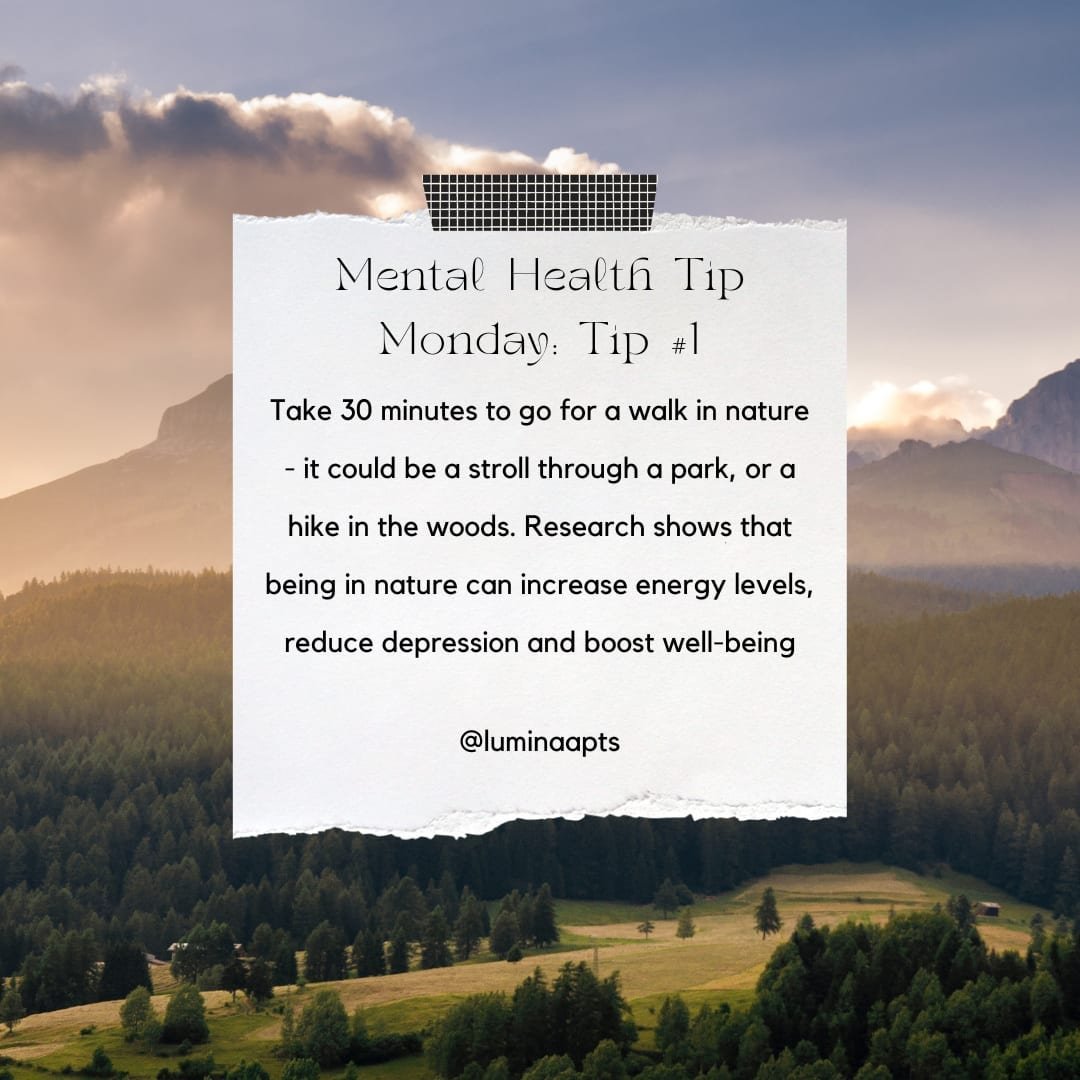 May is mental health month - Mental Health Tip Monday: Tip #1 #mentalhealth