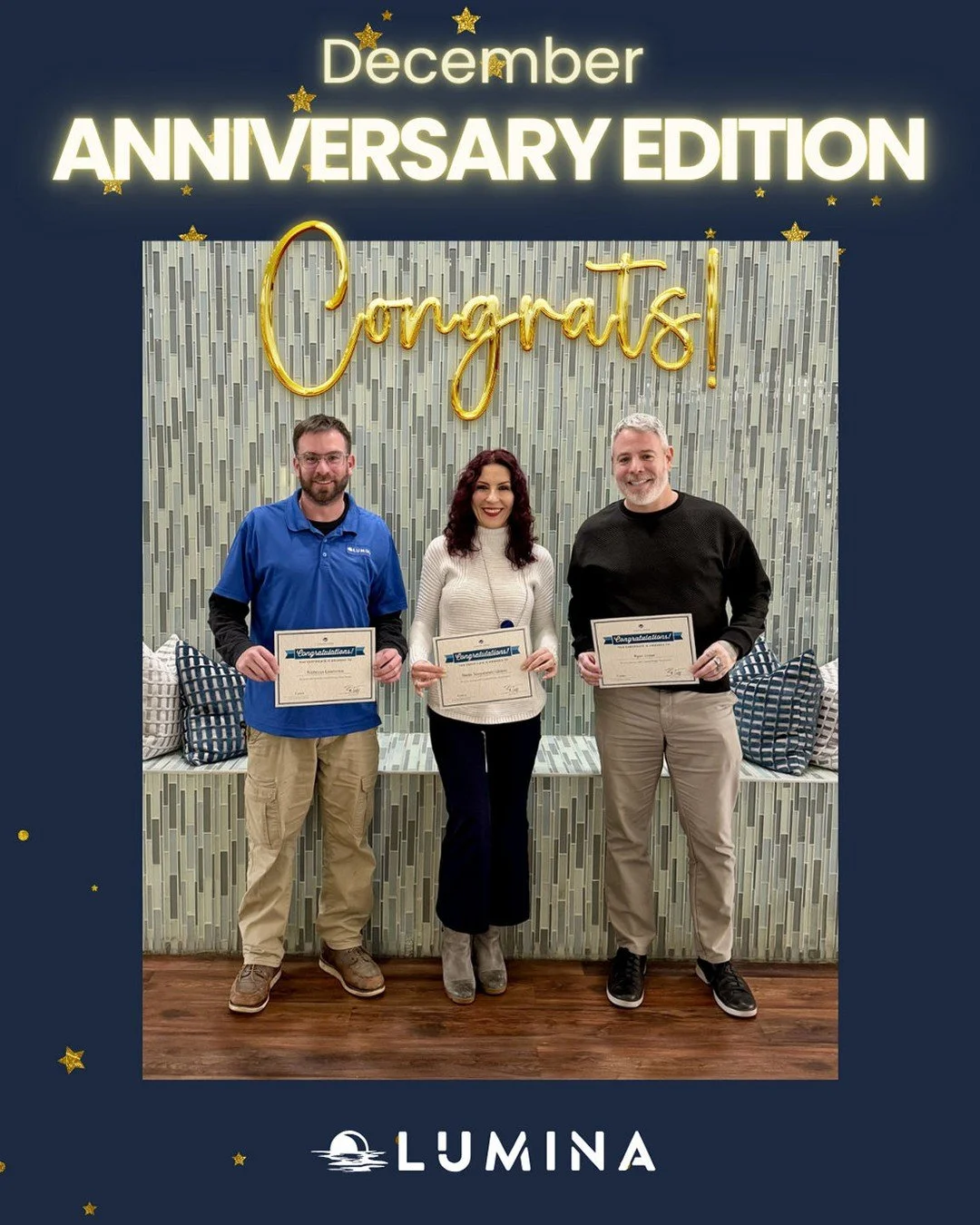 Nick, Neda, and Ryan collectively bring 14 years of valuable experience with Coastal Ridge and Lumina. They take pride in their contributions and are excited to further enhance their impact as they continue their work.