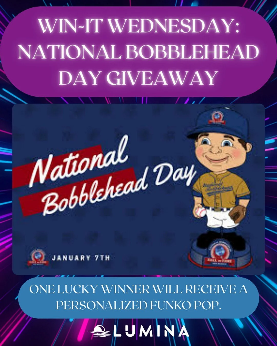 Comment your favorite Funko Pop character and tag two friends for a chance to win a personalized Funko Pop! Entries close Friday at 12:00 PM.