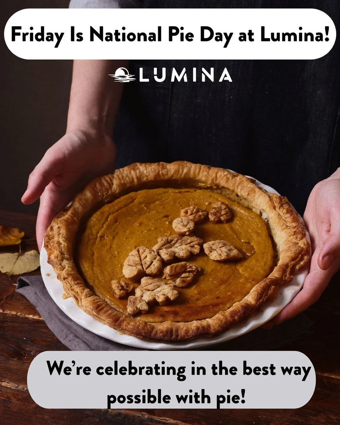 Stop by the clubhouse starting at 11 AM this Friday to enjoy some pie and celebrate with your neighbors while supplies last.