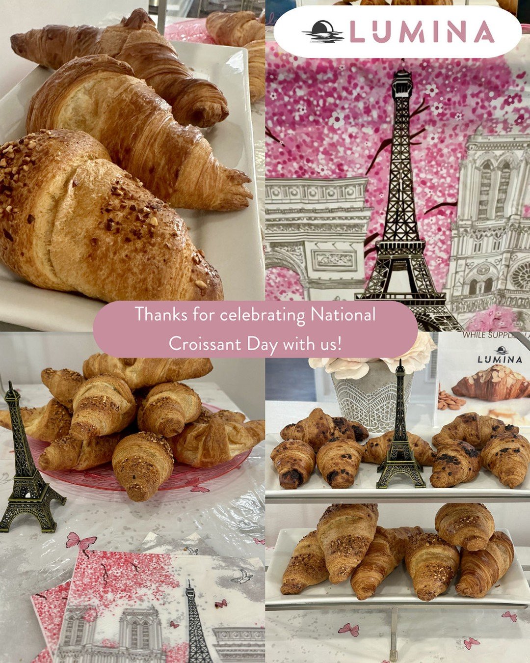 Thanks to everyone who joined us for National Croissant Day; we hope it made your morning a little sweeter.