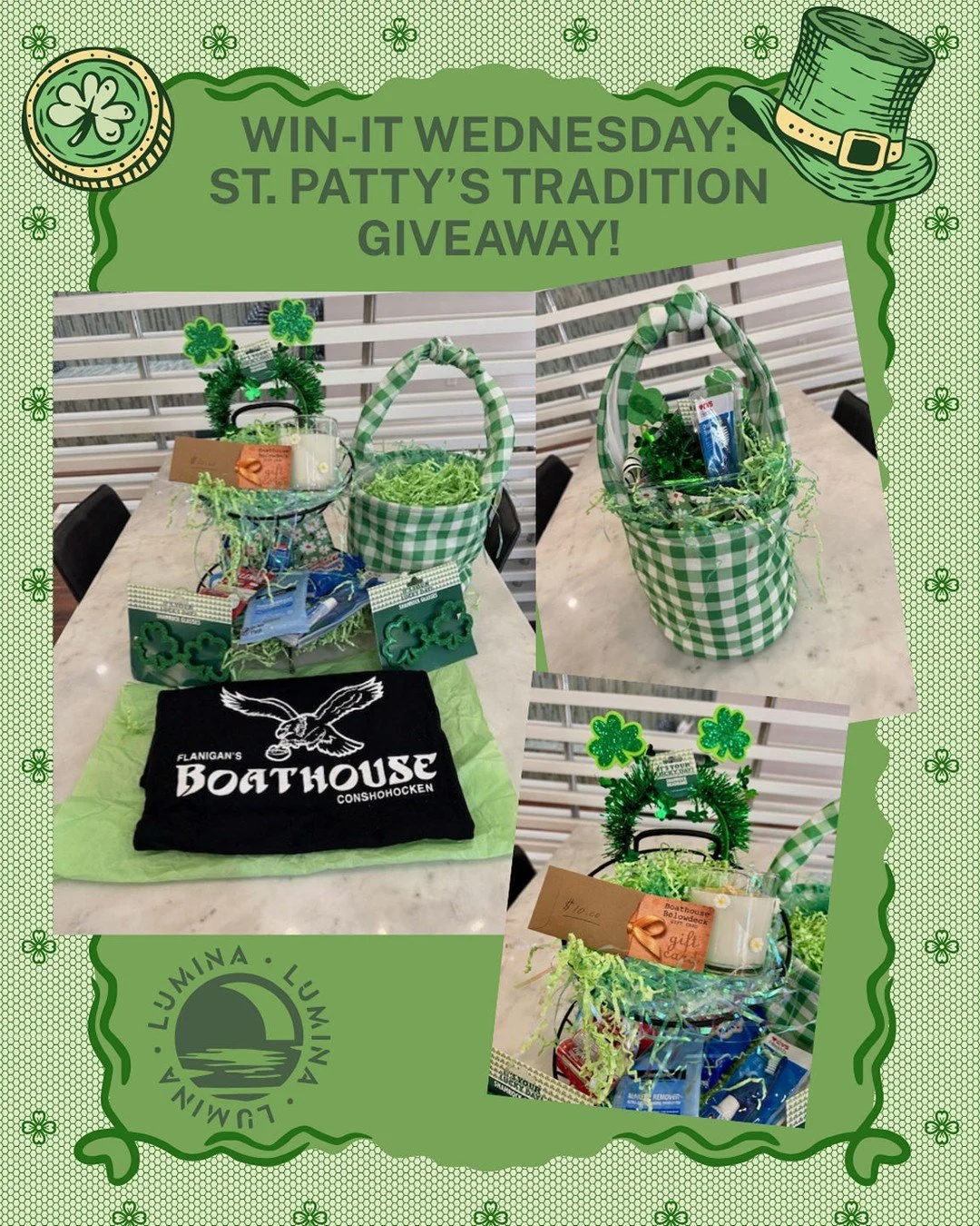 Join us in celebrating St. Patty&rsquo;s Day for a chance to win a St. Patty&rsquo;s Basket! Here&rsquo;s how to enter: &bull; Like this post &bull; Tag 2 friends &bull; Share your favorite St. Patty&rsquo;s Day tradition in the comments  Thank you t