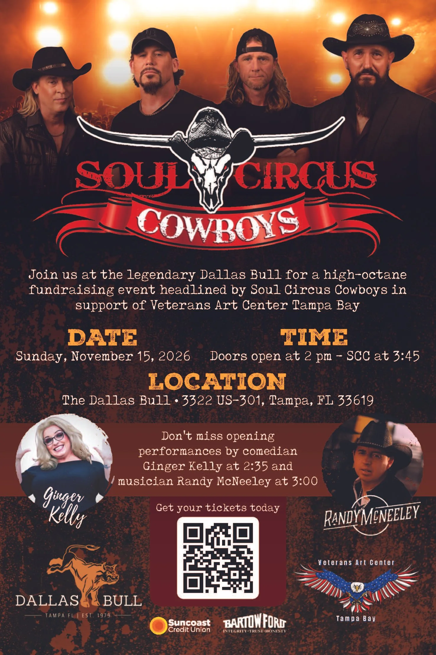 "Rhythm, Resilience, and Laughter" Benefit at The Dallas Bull