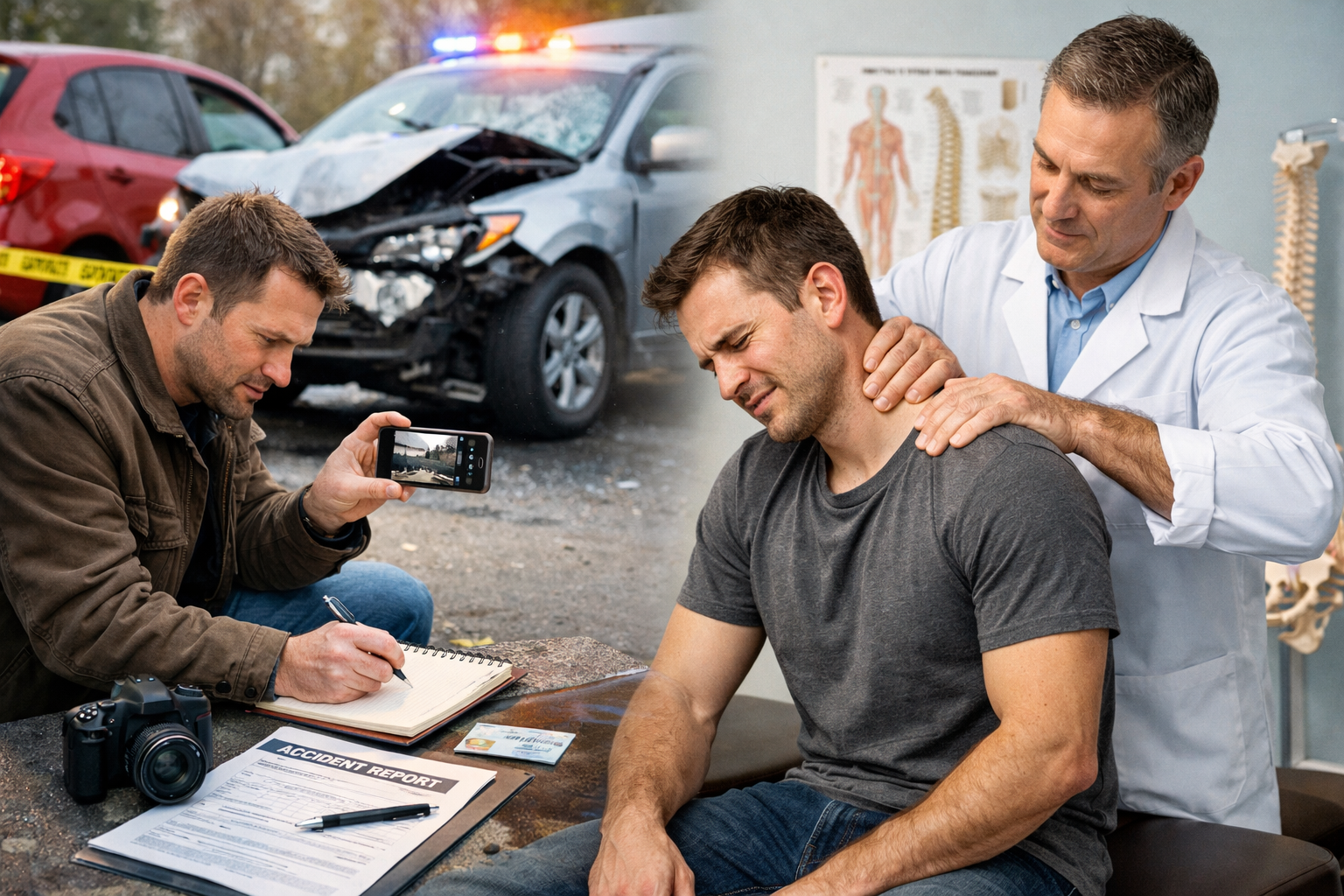 What to Do Immediately Following an Auto Accident: A Step-by-Step Guide to Protecting Your Health and Financial Recovery