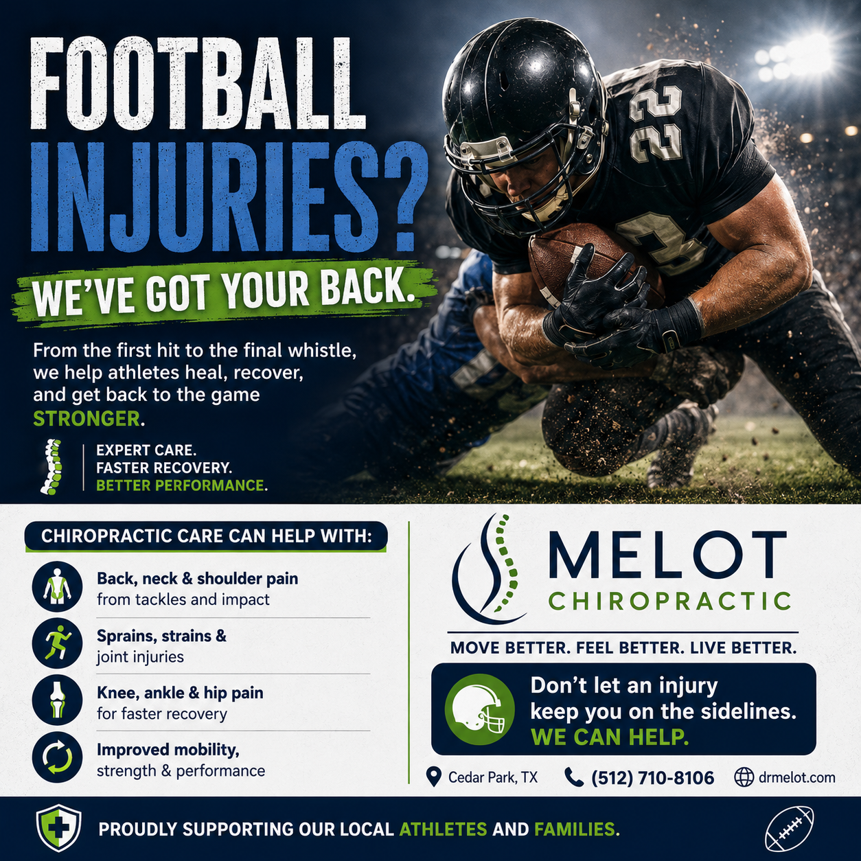 Football Injuries: How Chiropractic Care Can Help You Get Back in the Game