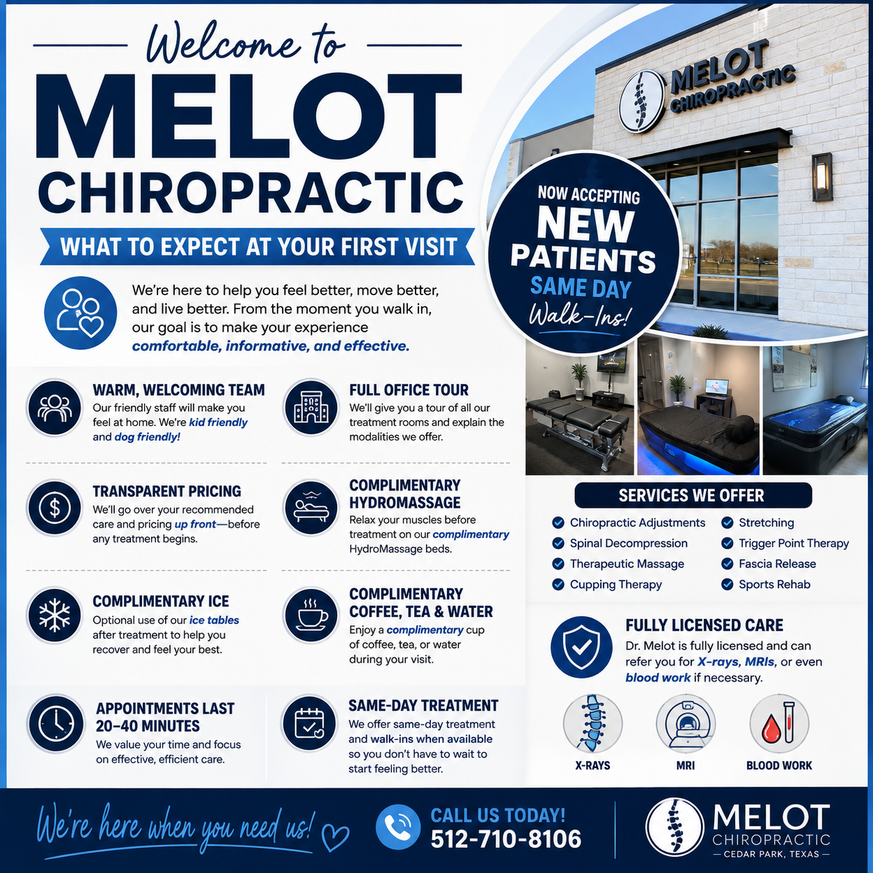 What to Expect at Your First Visit to Melot Chiropractic