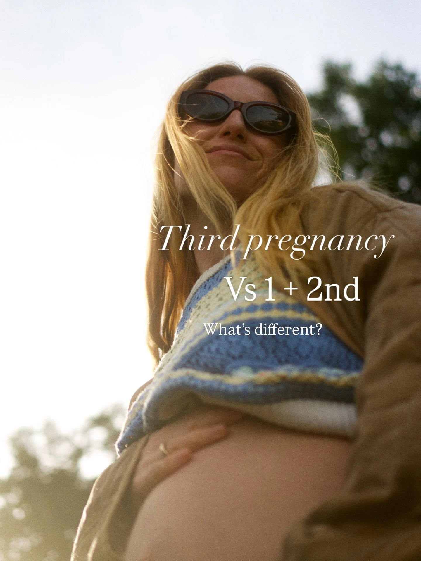 How I&rsquo;m experiencing this pregnancy differently 🤲🏼Elaborating a bit here:
1. Just a new level of chill ness.
2. Making lots of plans because we&rsquo;re looking into a summer holiday after birth, which involves lots of fun family things and s