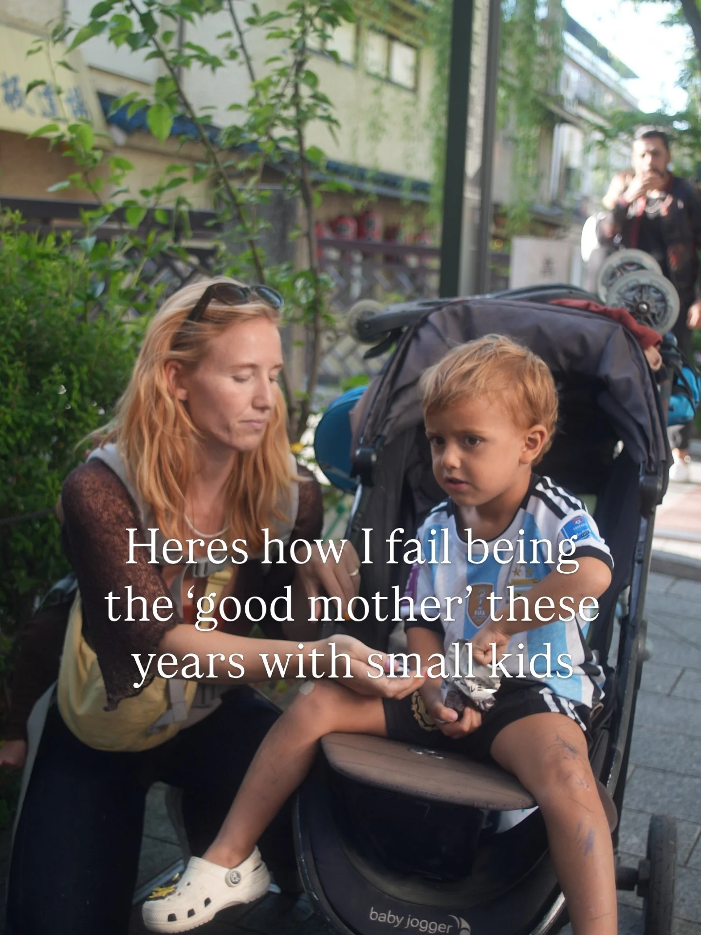 &ldquo;Failing&rdquo; as a good mother&hellip; according to who?

Because most of the standards we measure ourselves against were never designed for us to actually feel good.

They were designed to keep mothers giving/pouring from an empty cup. Until