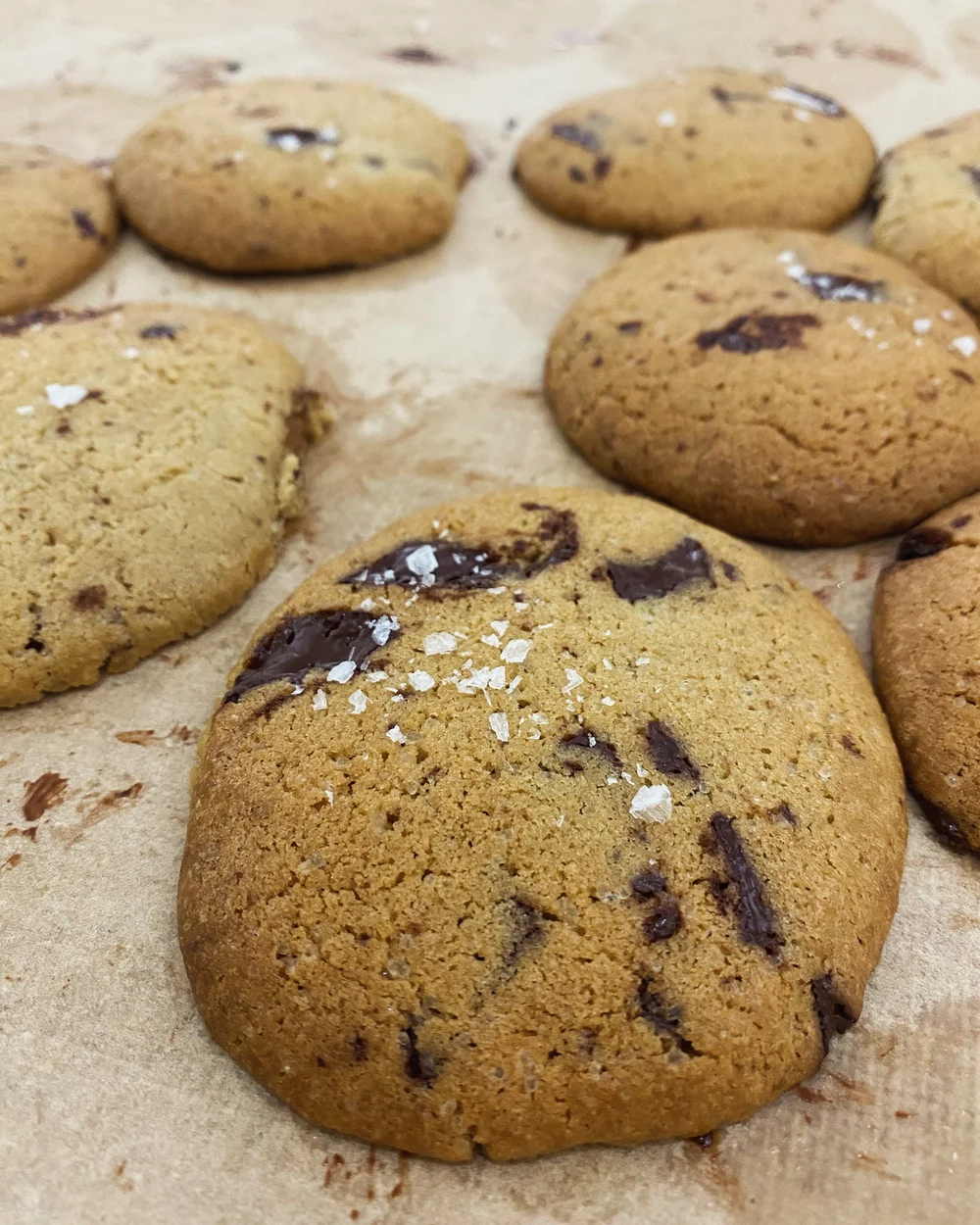 cookies fresh from oven