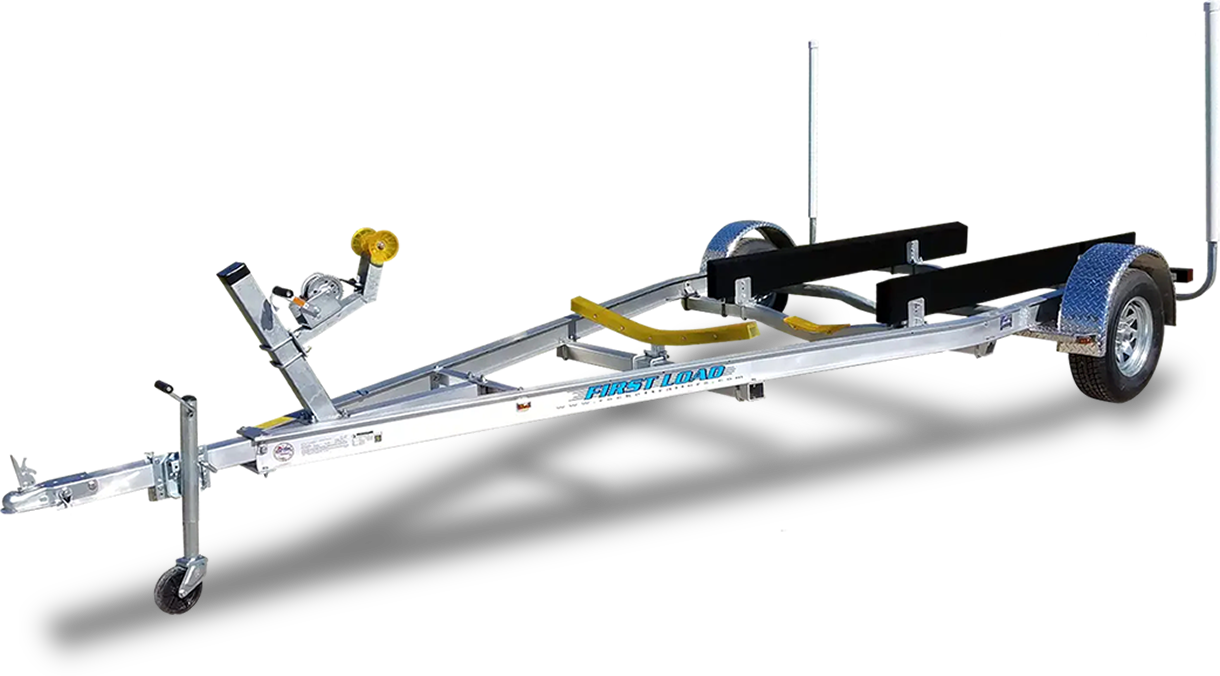 Rocket Marine single-axle aluminum boat trailer