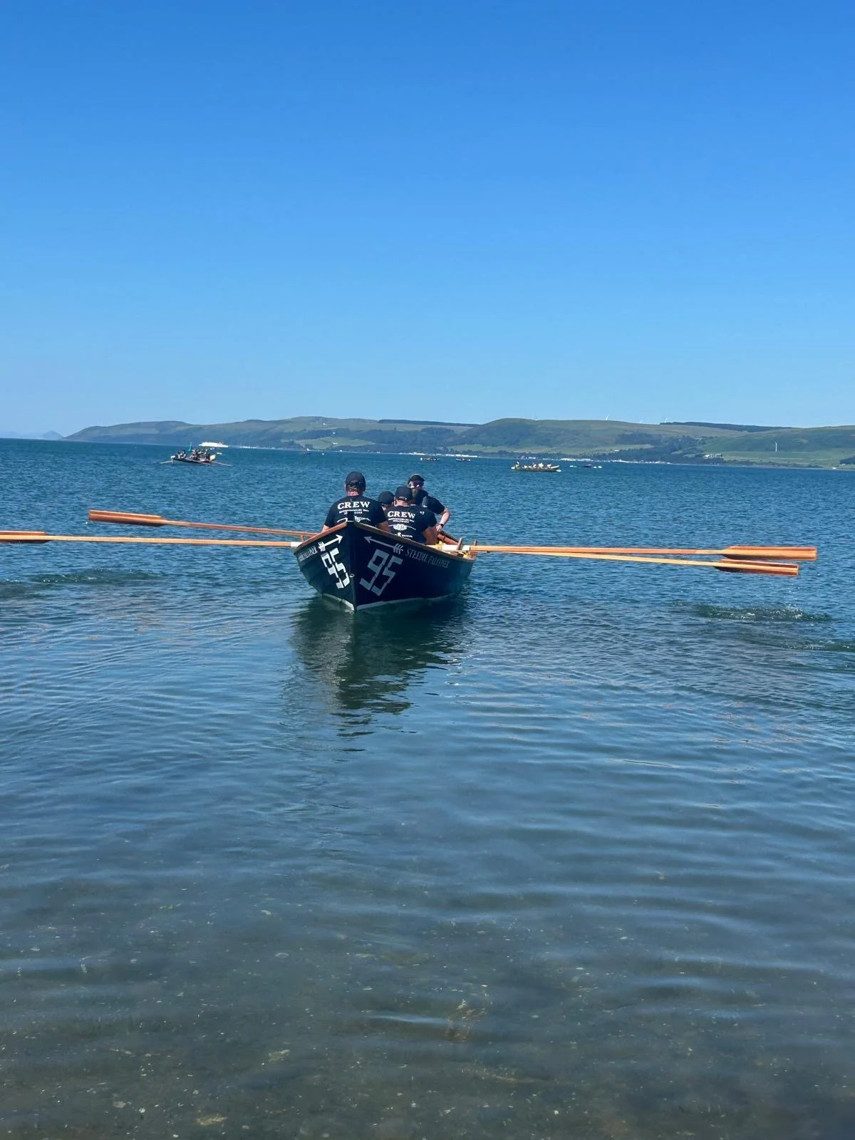 Open men ready to row