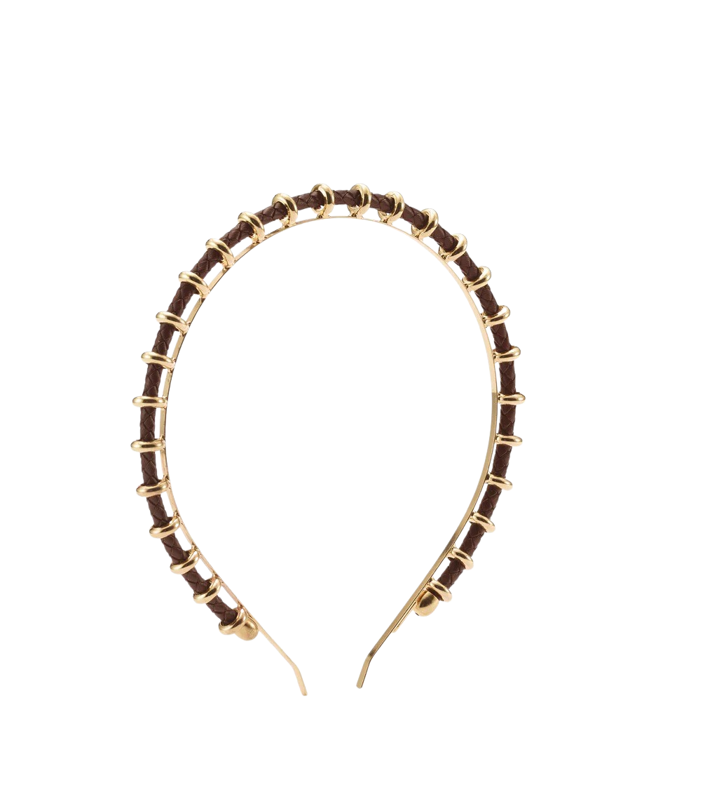 Bentley Braided Leather Headband