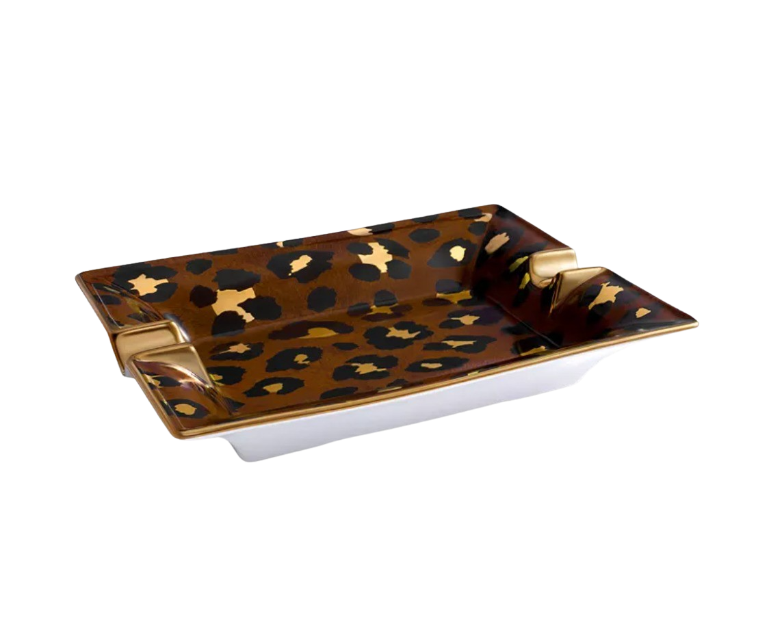 L'Objet Leopard Ashtray