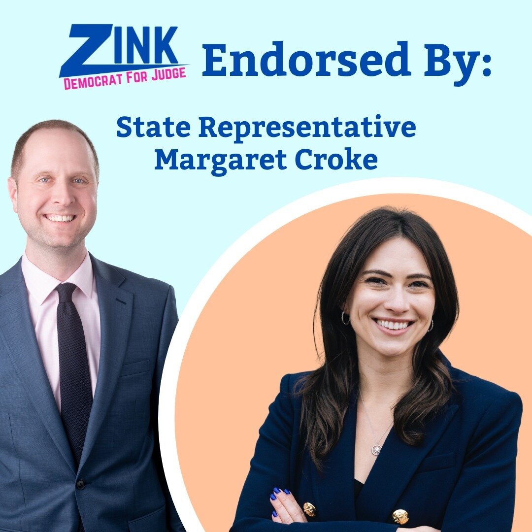🚨Endorsement Announcement🚨

So excited to have Representative Croke by my side on this journey! Margaret, you and your entire team have been so supportive of my campaign and I can't thank you enough!

#chicagopolitics #chicago #judicialrace #lakevi
