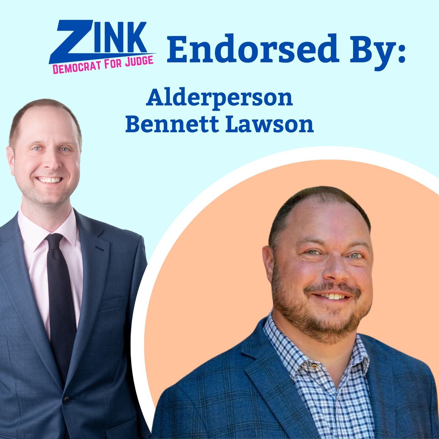 🚨Endorsement Announcement🚨

I can't find the words to express how thankful I am to Alderman Lawson not only for his endorsement, but also for his friendship. Bennett has offered invaluable support and I'm proud to have him by my side on this journe
