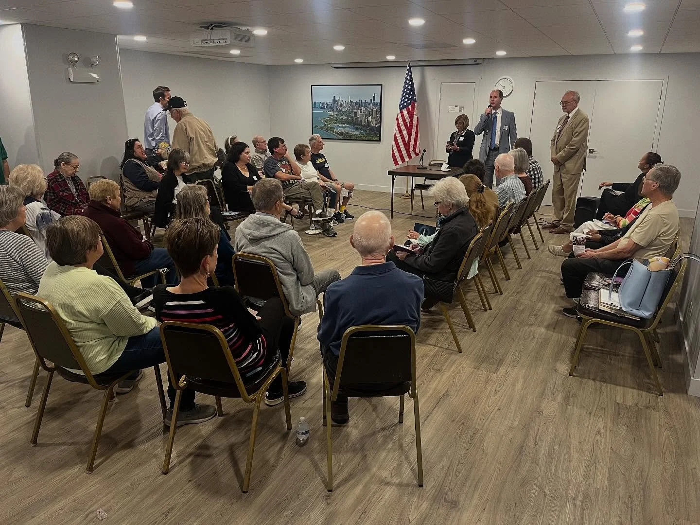 Thank you to Monica and Jonathan for hosting tonight&rsquo;s candidate meet and greet. It was great to see so many engaged voters come out to hear about the progress of my race and those of my fellow candidates. &ndash; Michael