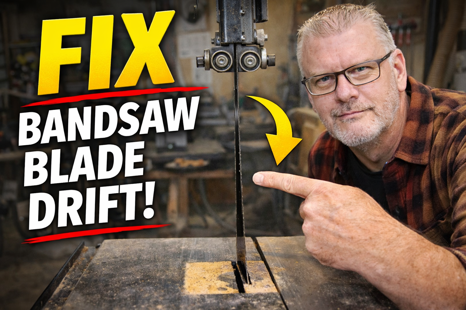 How to Fix Bandsaw Blade Drift (Step-by-Step Guide)