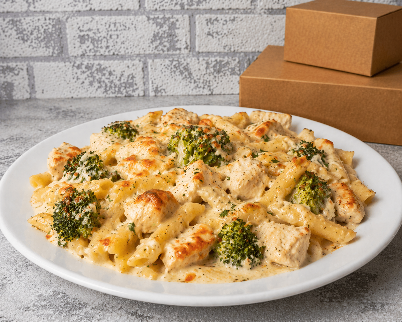 Chicken & Broccoli Pasta Bake