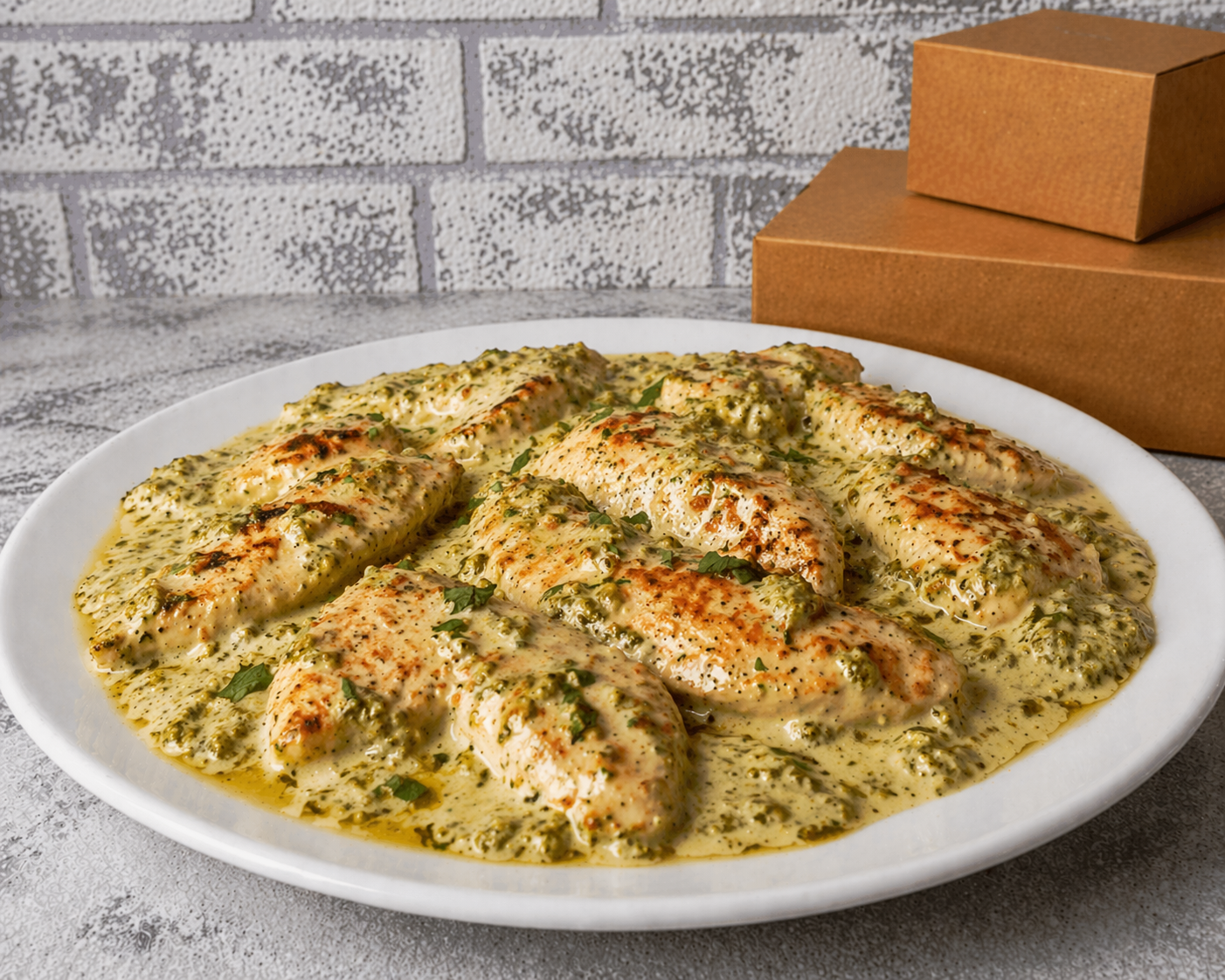 Creamy Chicken Pesto